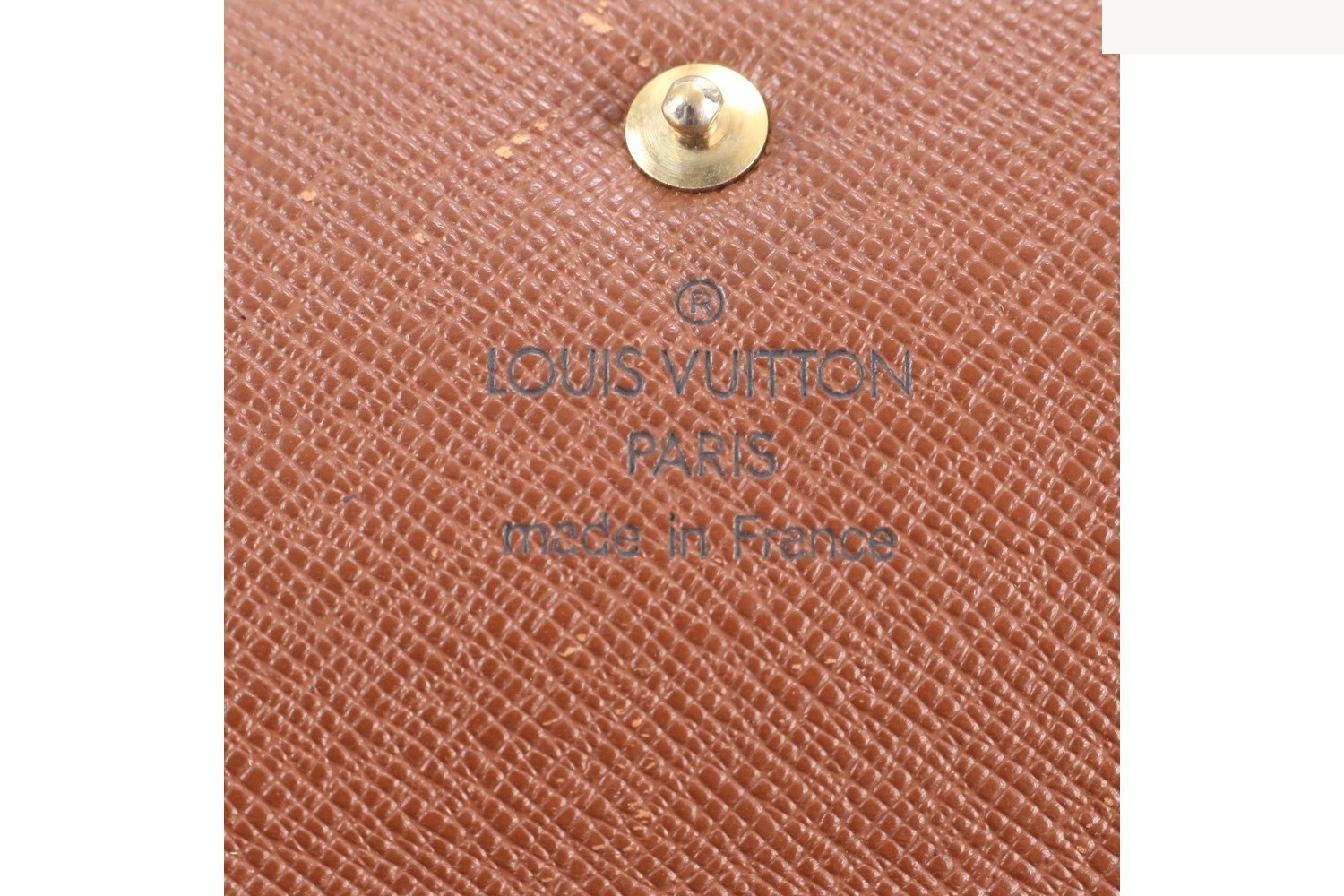 Monogram Porte Monnaie Credit M61725 Leather Long Wallet — view 7