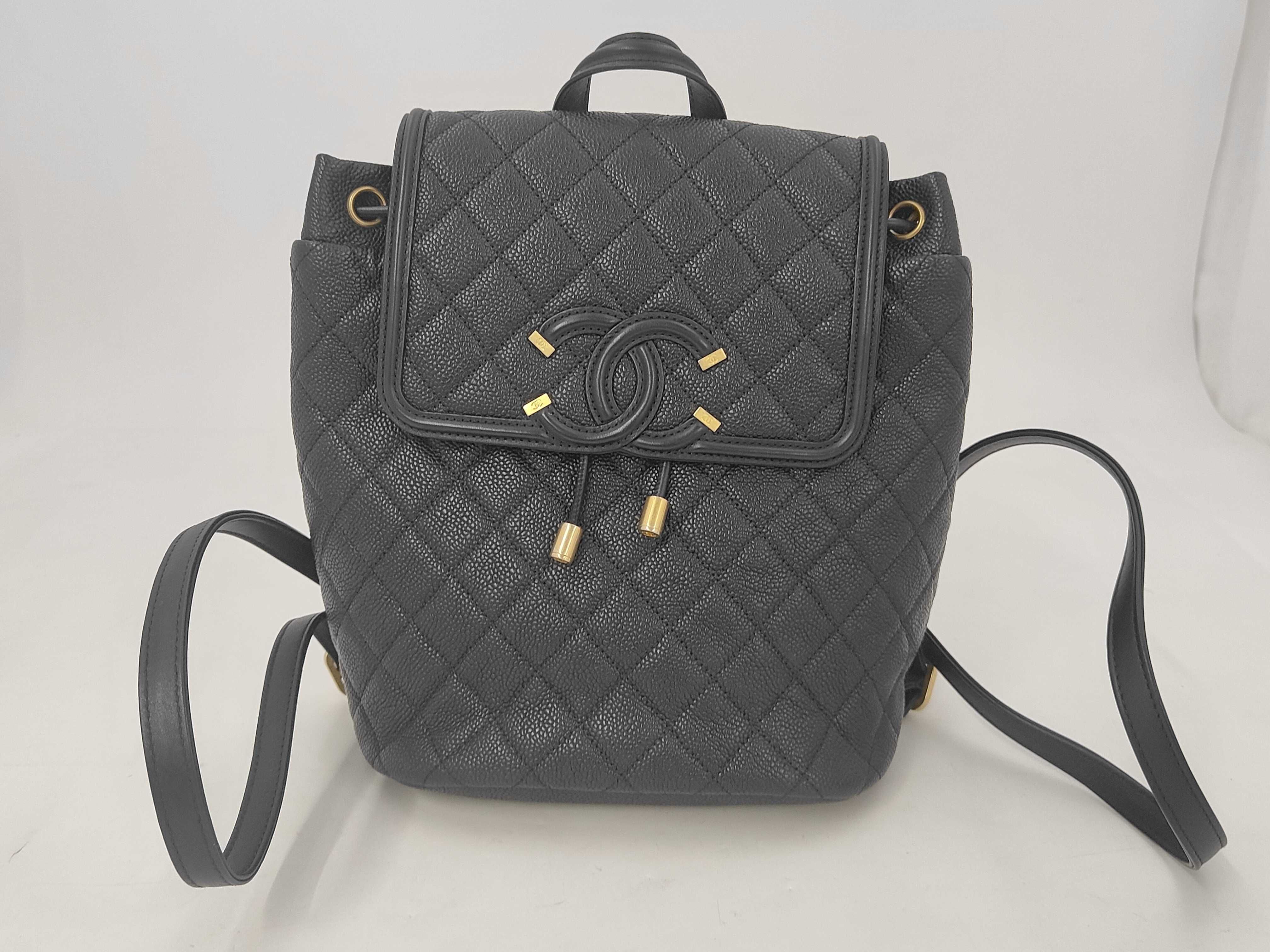 Matelassé Caviar Skin Backpack Rucksack