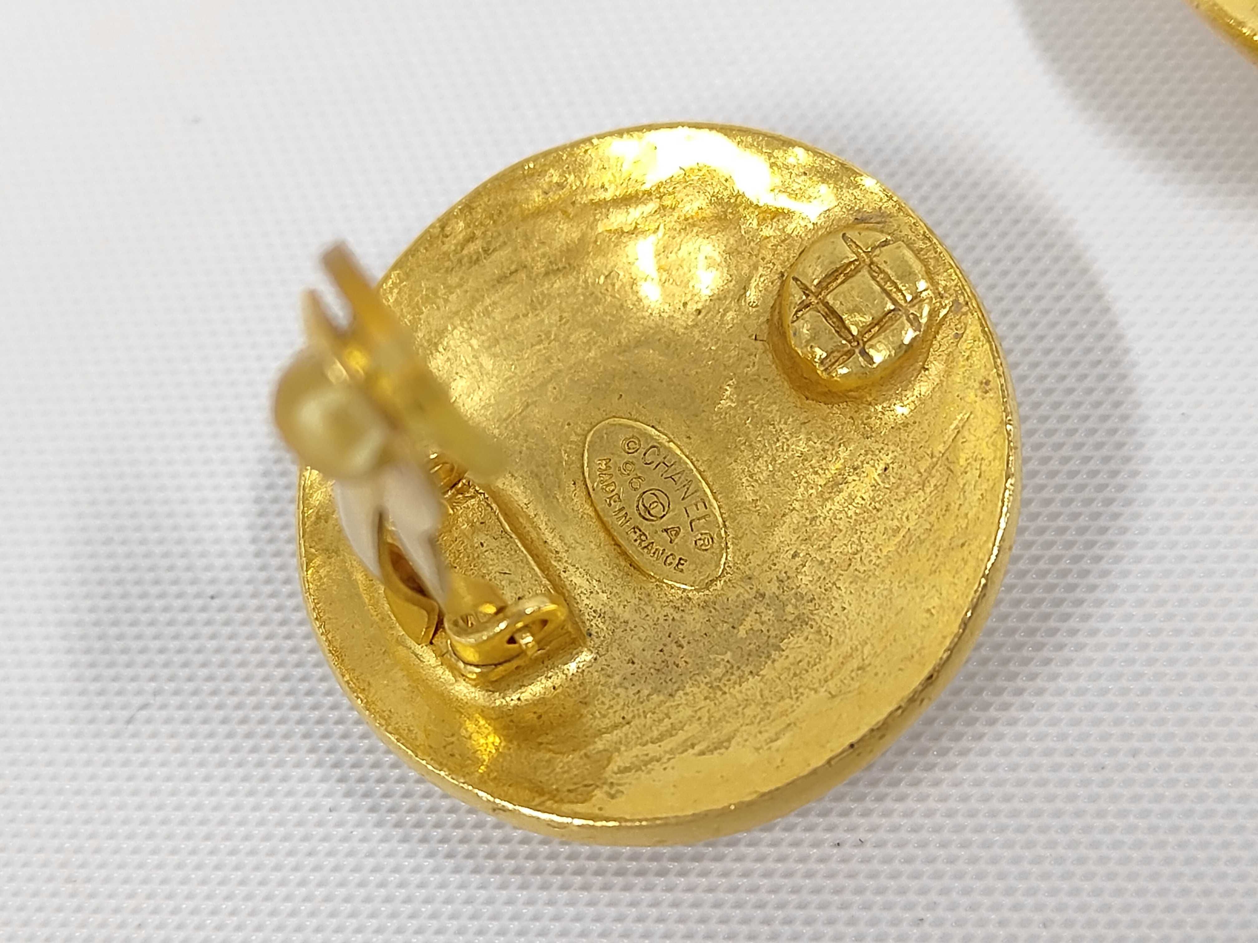 Earrings, Chanel Gold-Colored Earrings — view 5