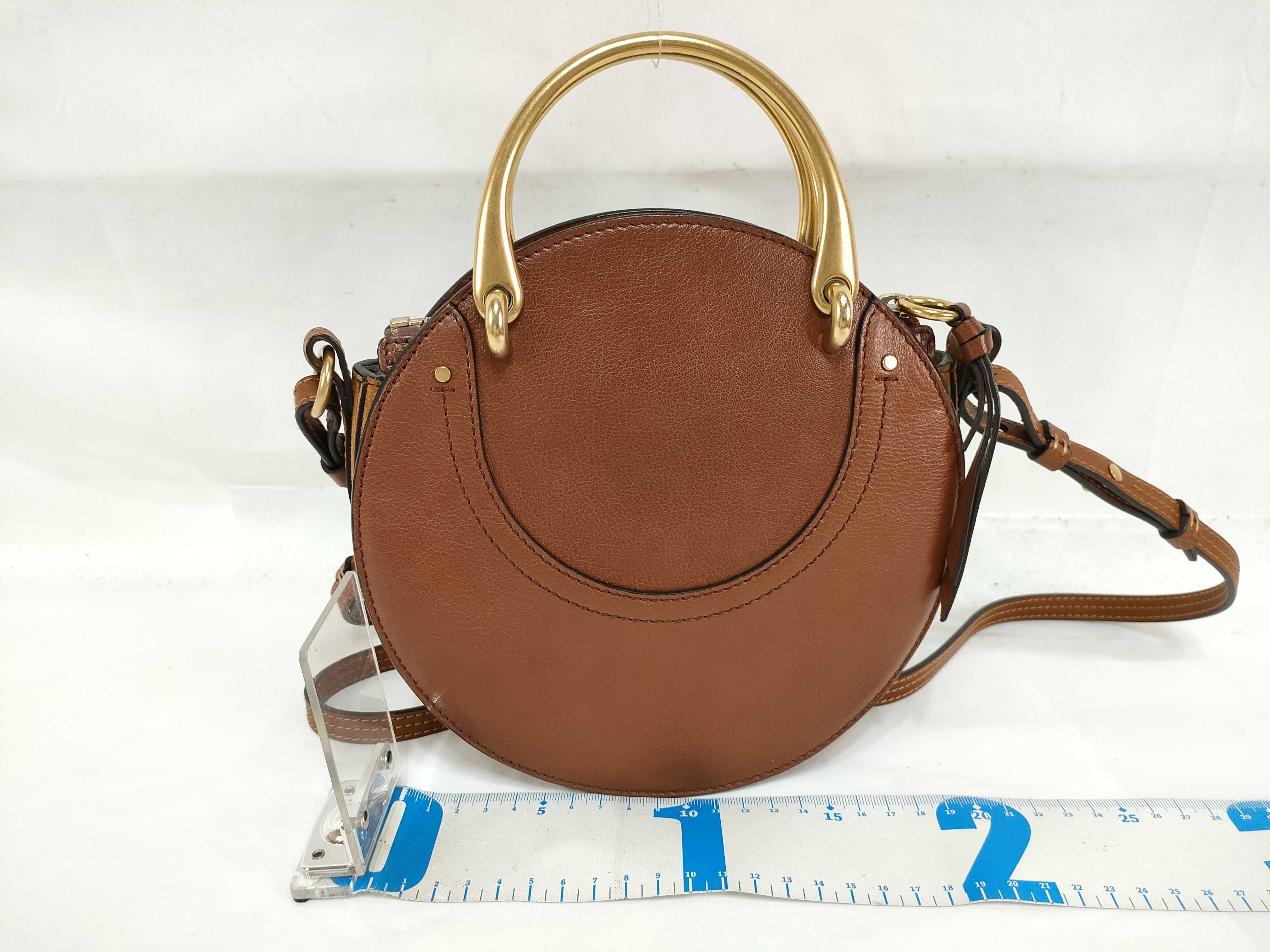 Pixie 2-way Shoulder Bag, Leather Suede, Bordeaux. — view 2