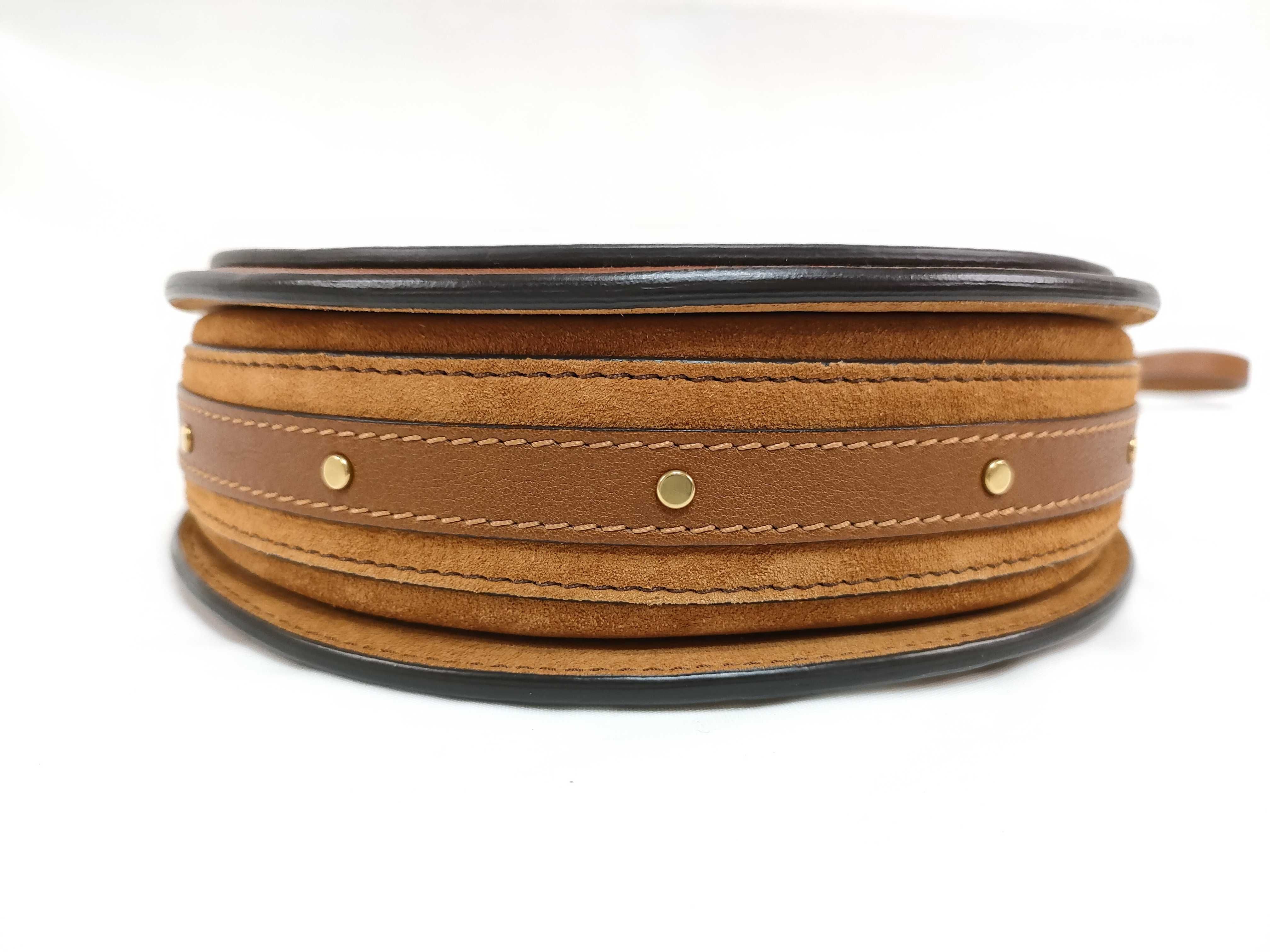 Pixie 2-way Shoulder Bag, Leather Suede, Bordeaux. — view 11