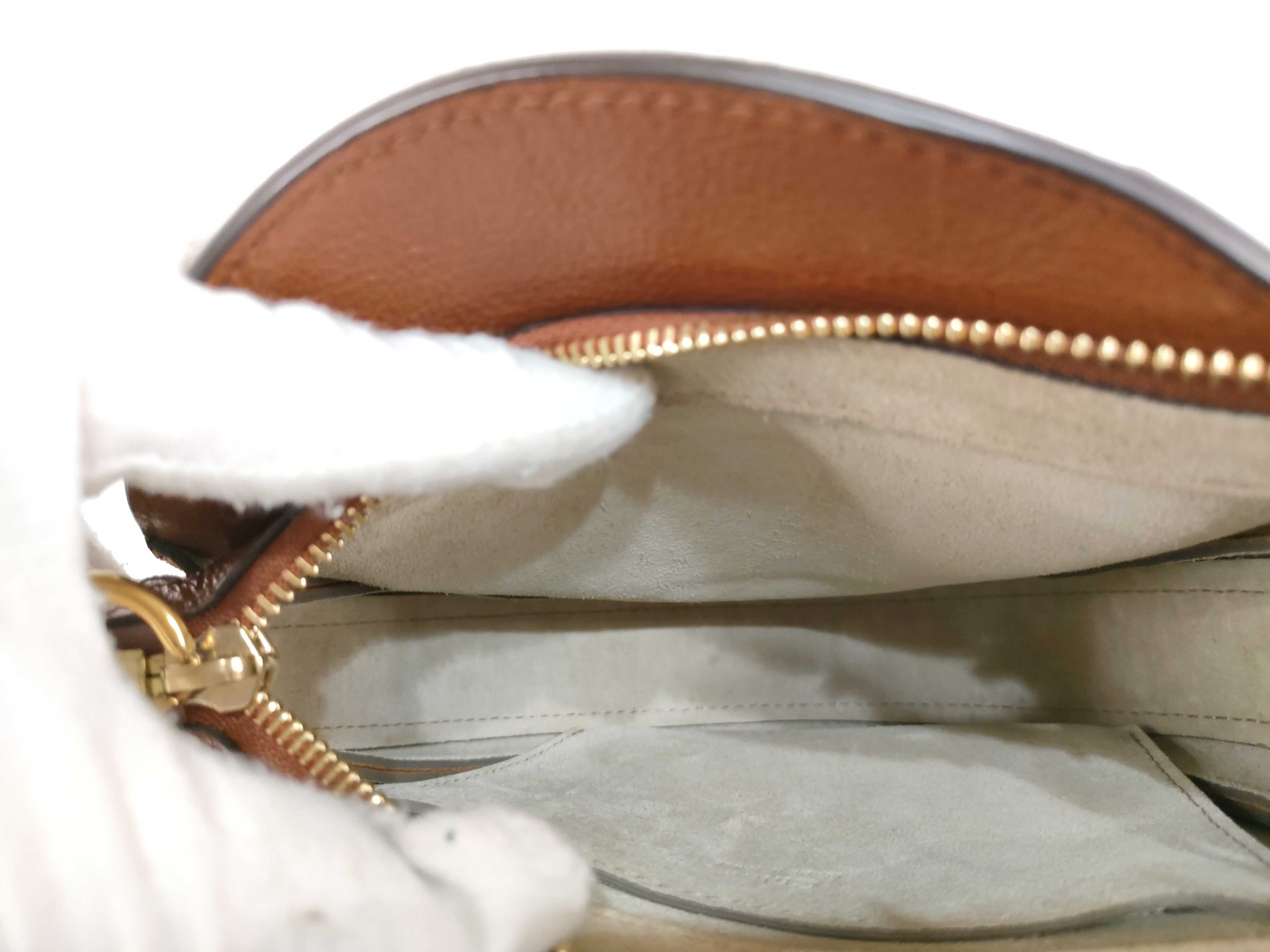 Pixie 2-way Shoulder Bag, Leather Suede, Bordeaux. — view 15