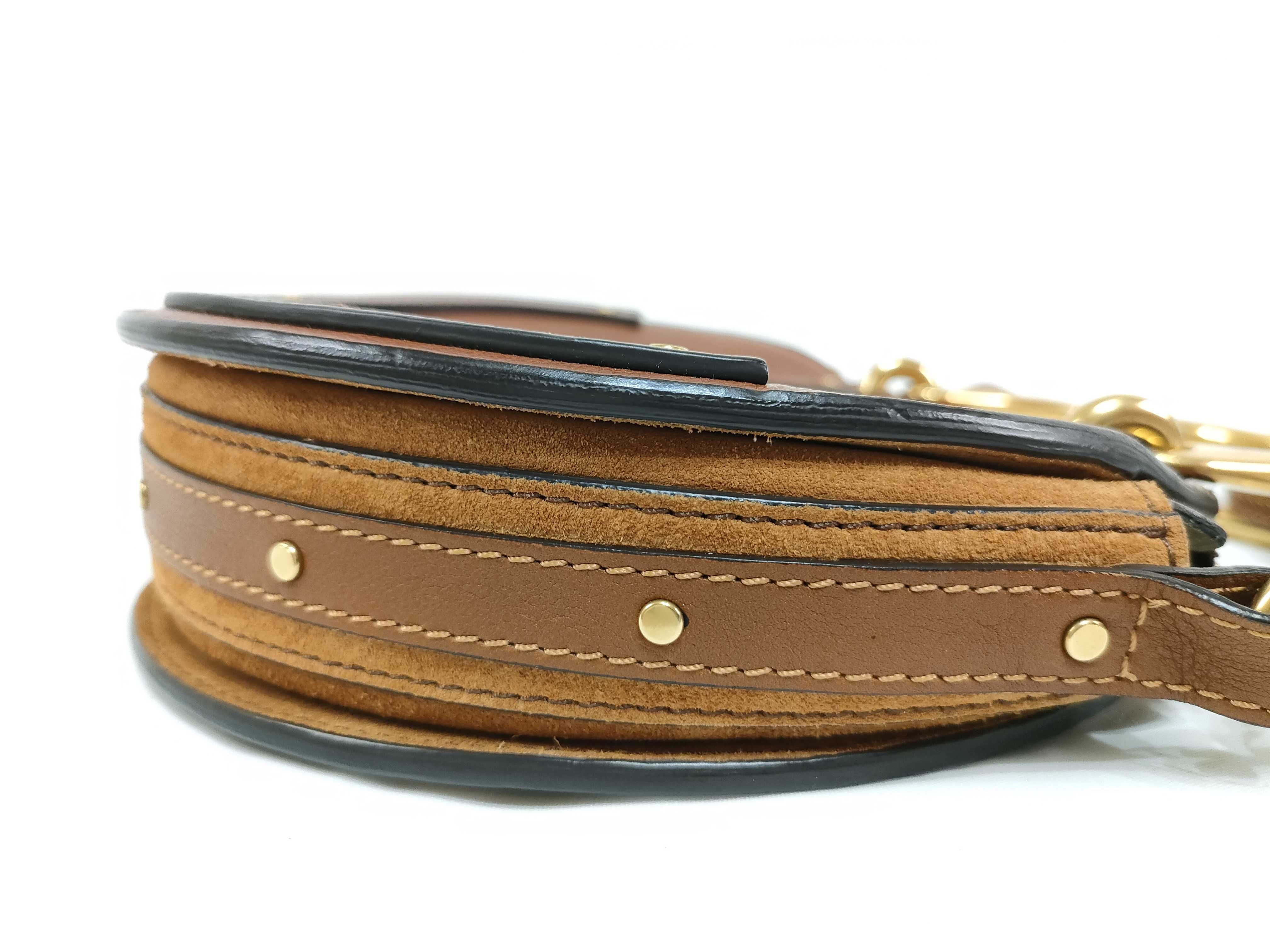 Pixie 2-way Shoulder Bag, Leather Suede, Bordeaux. — view 10