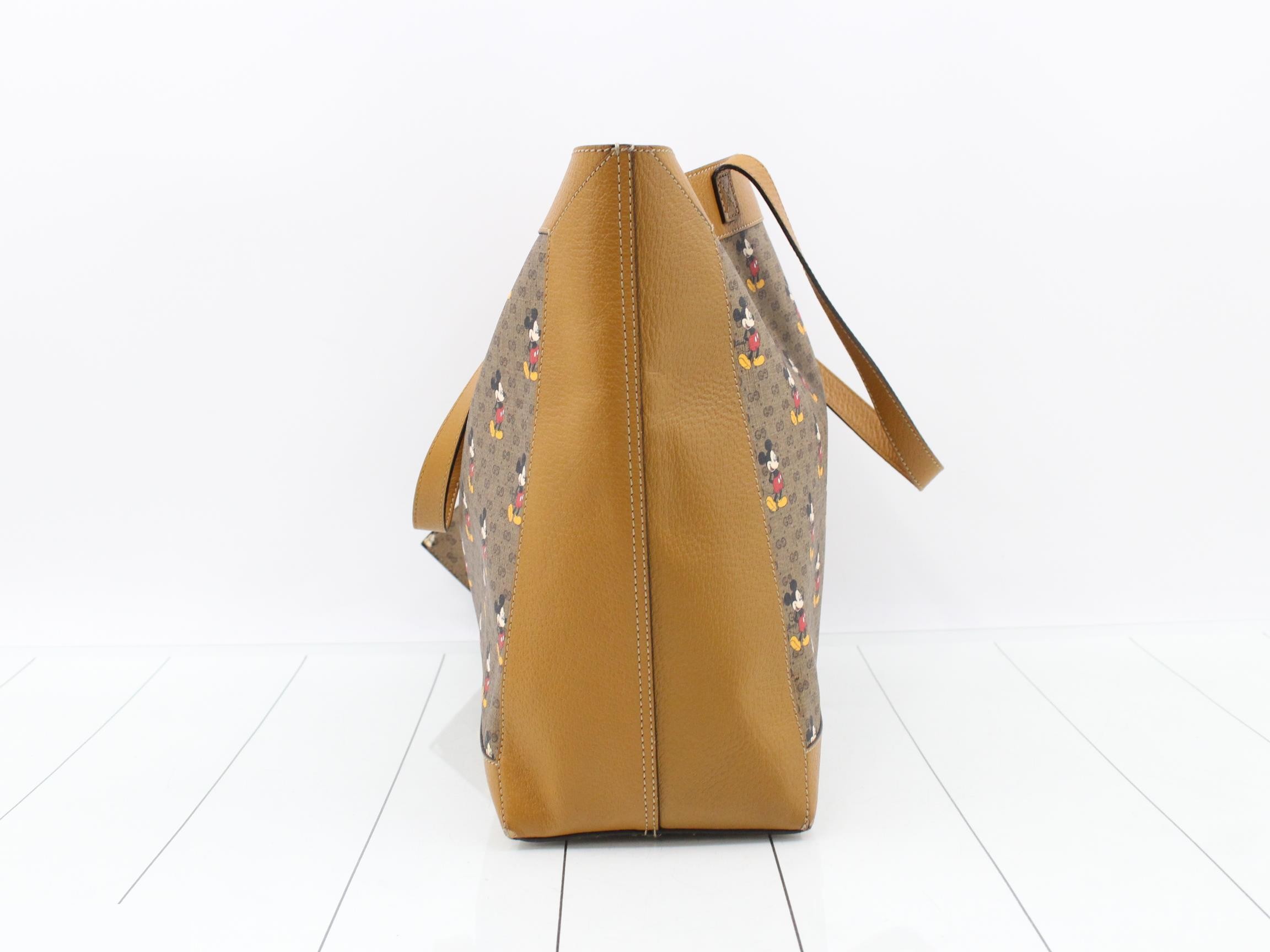 MicroGG Disney Collaboration PVC Leather Tote Bag — view 3