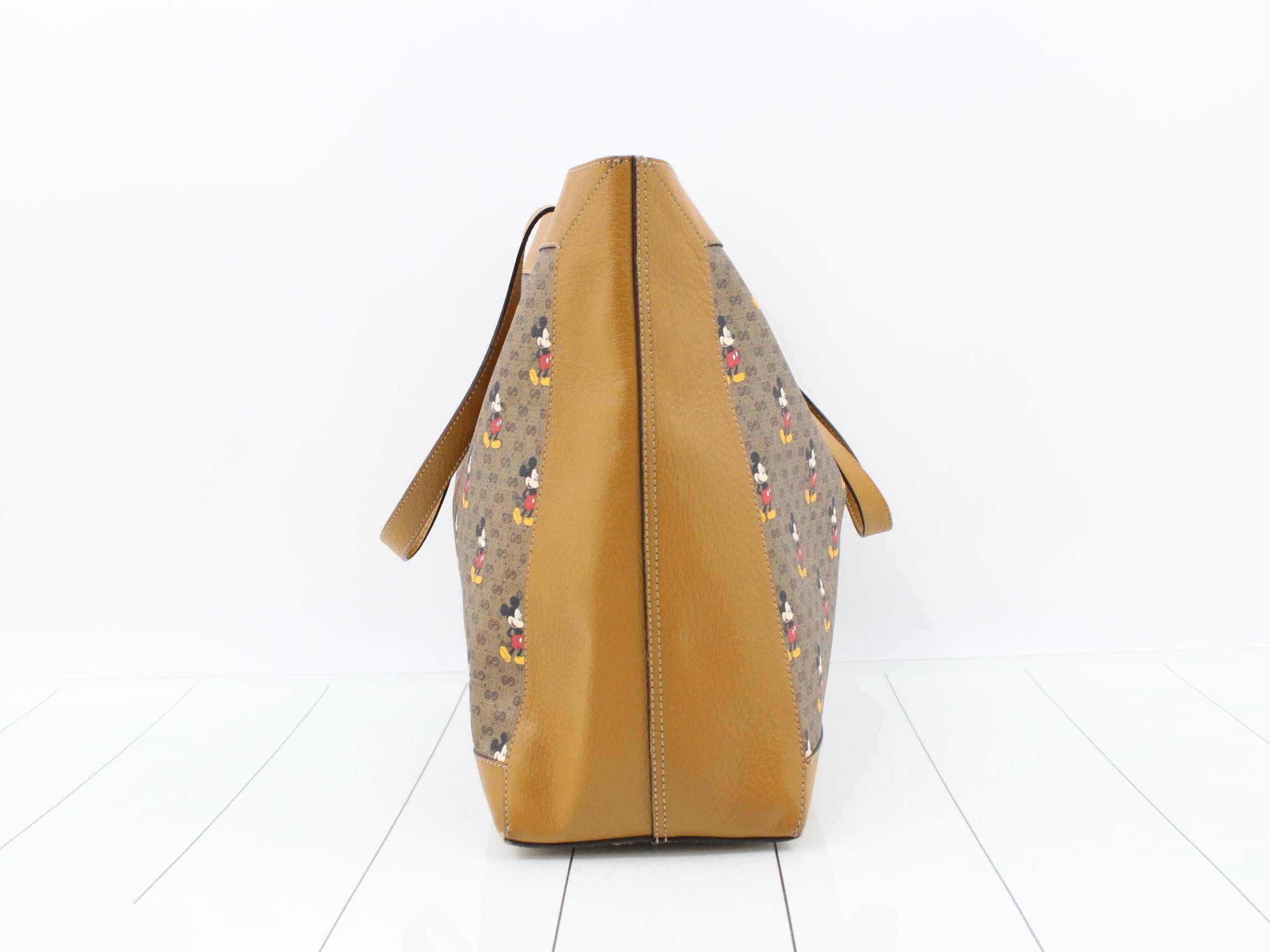 MicroGG Disney Collaboration PVC Leather Tote Bag — view 4