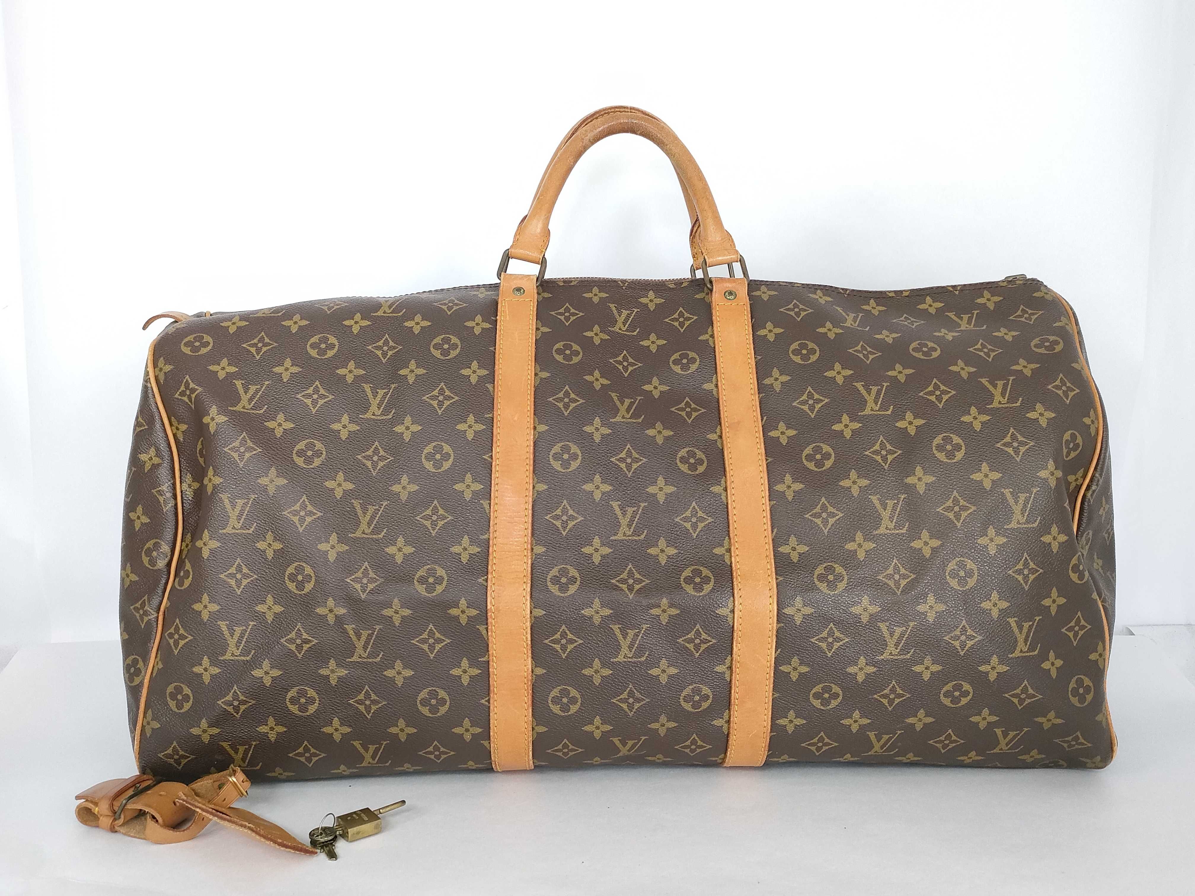 Monogram Vuitton Keepall Boston Bag