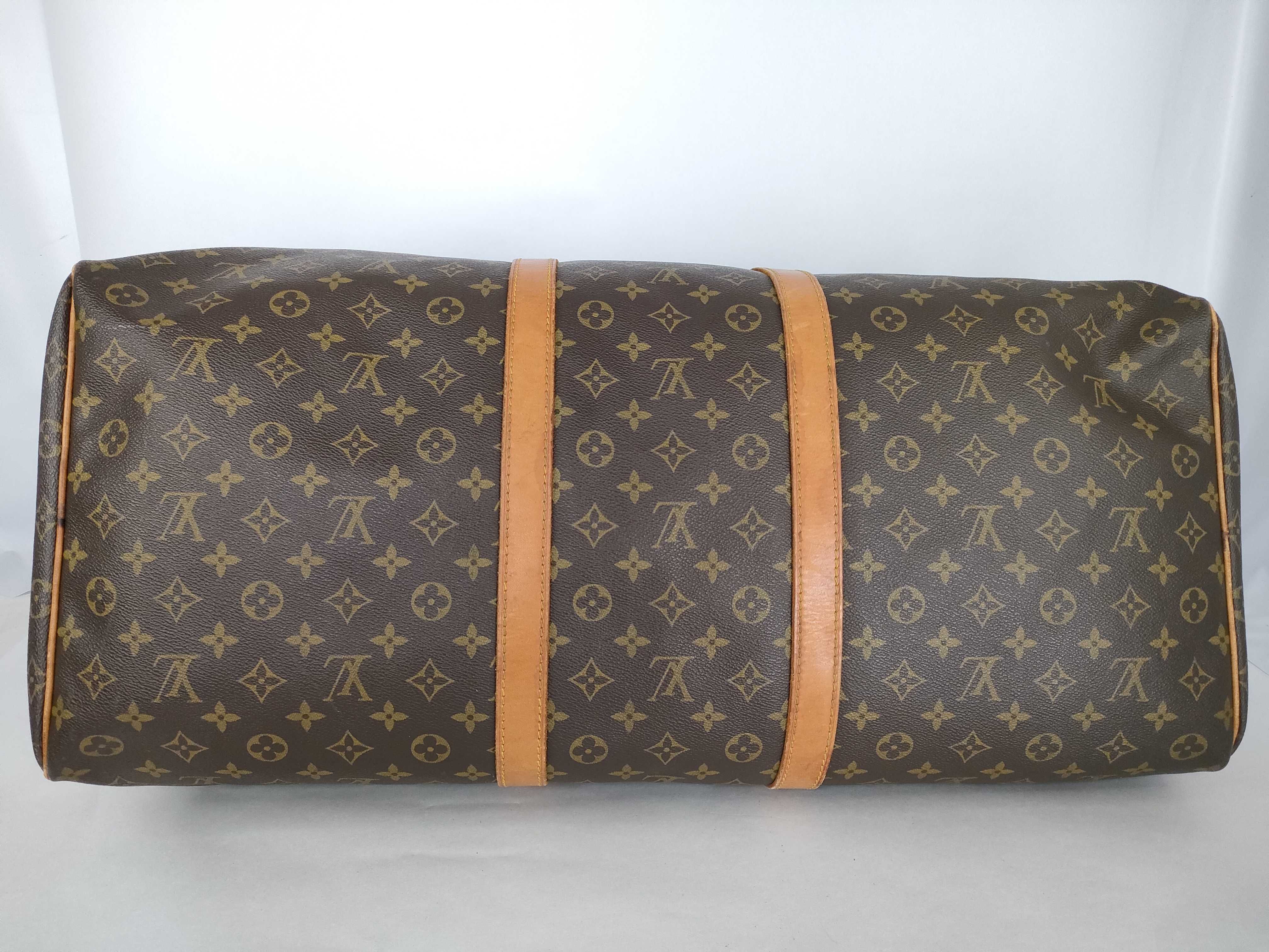 Monogram Vuitton Keepall Boston Bag — view 7