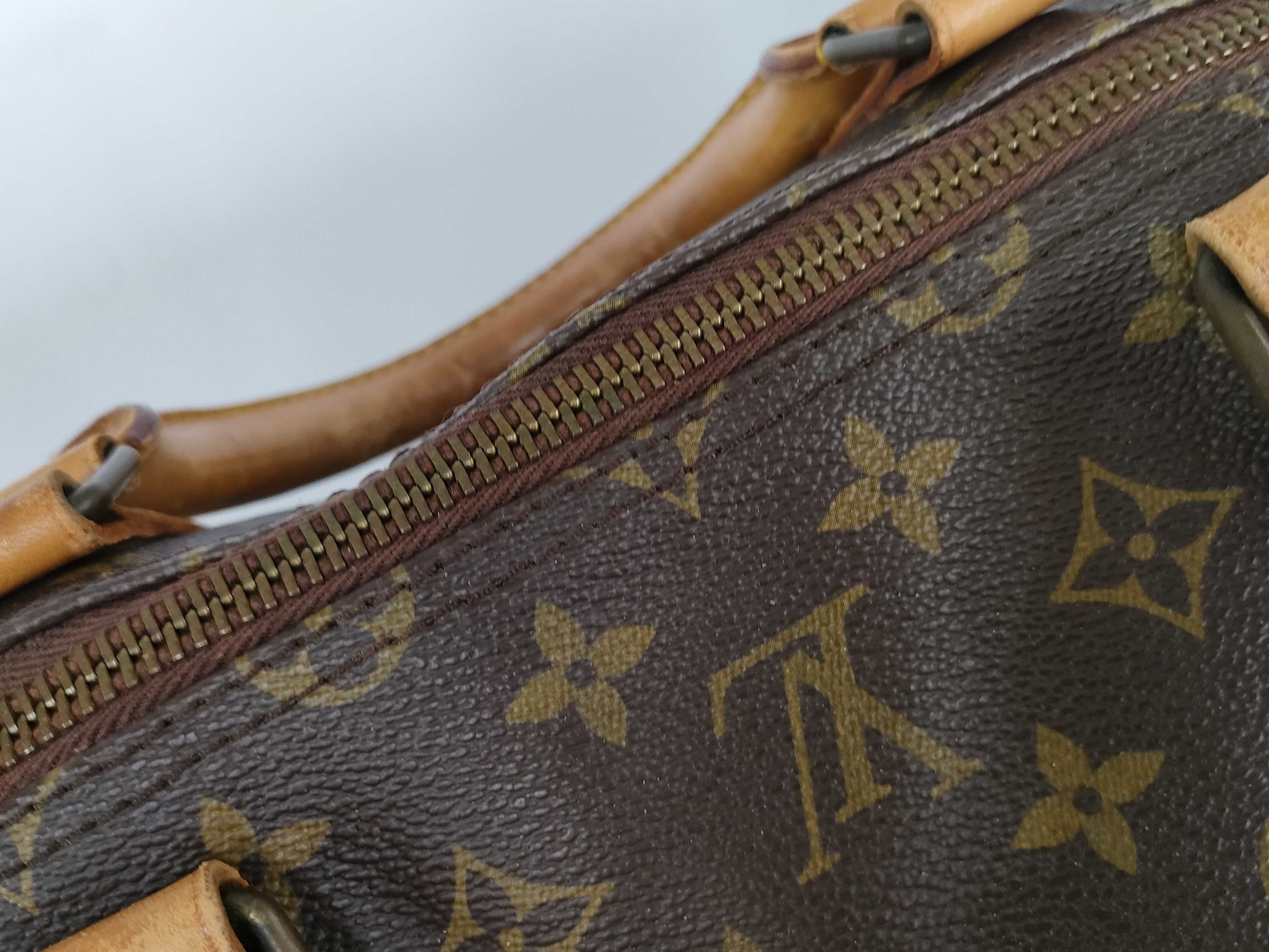 Monogram Vuitton Keepall Boston Bag — view 8
