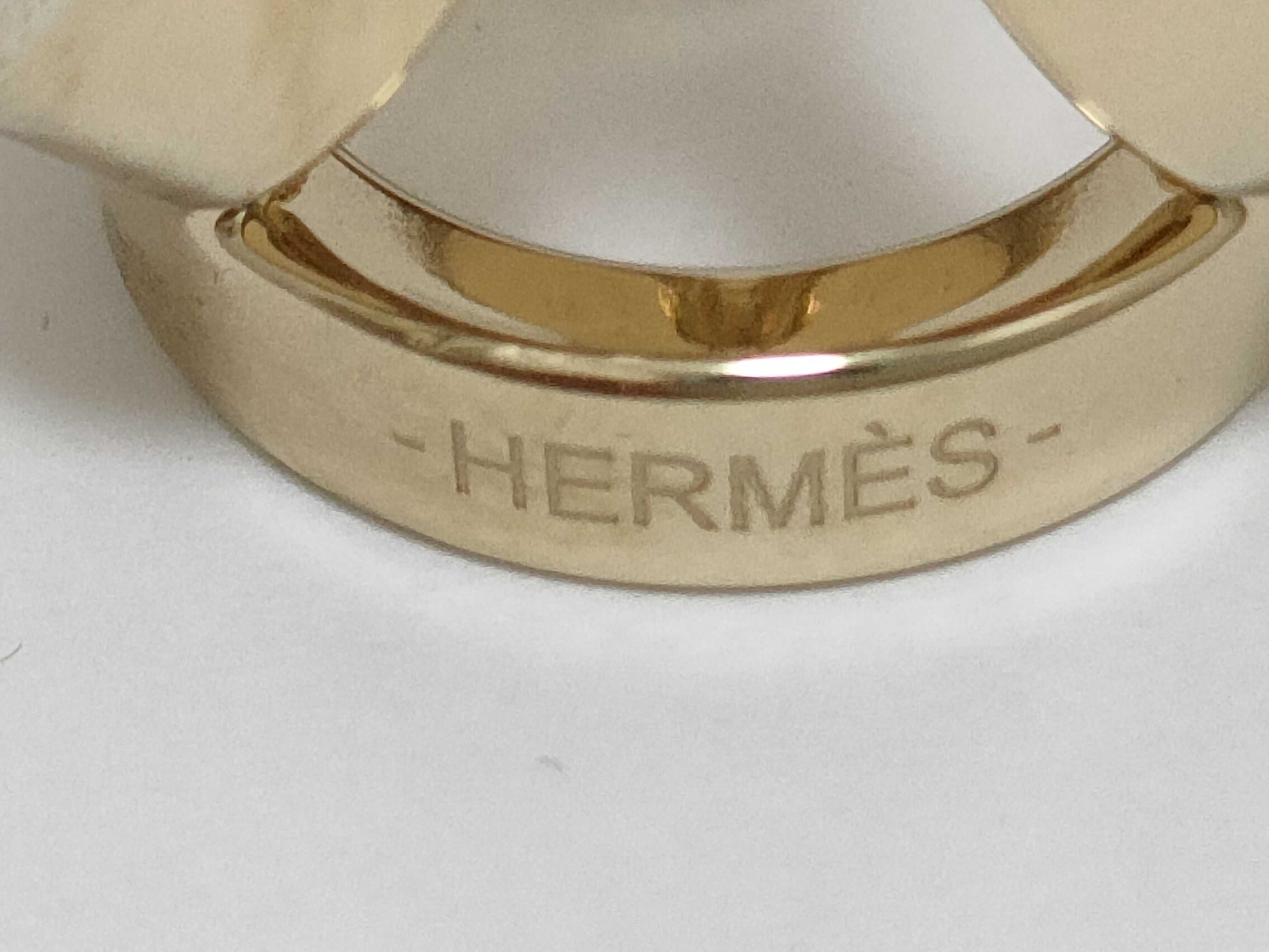Twilly Ring Mini Trio Gold Hardware Hermes Unused Other Accessories — view 3