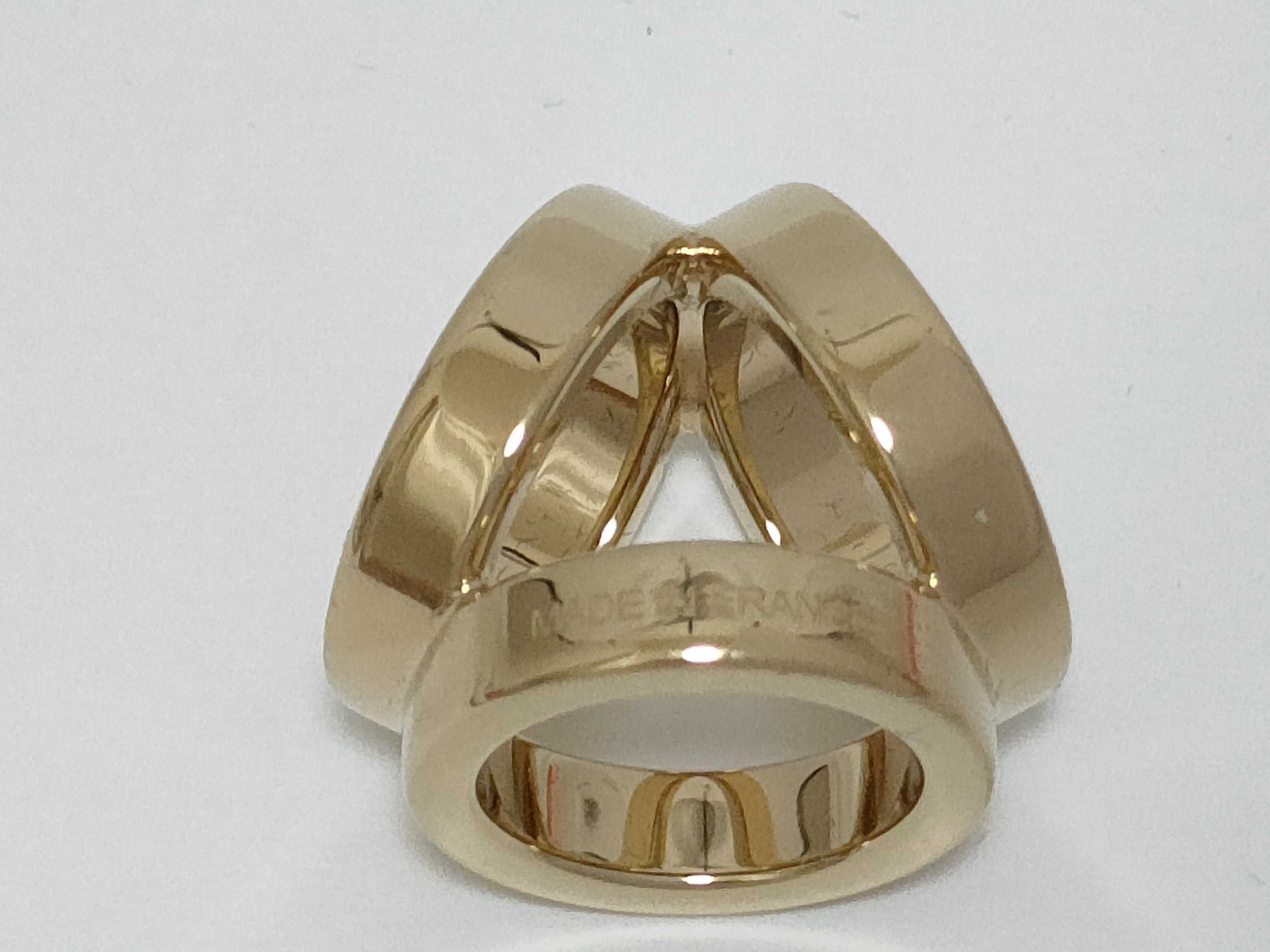 Twilly Ring Mini Trio Gold Hardware Hermes Unused Other Accessories — view 5