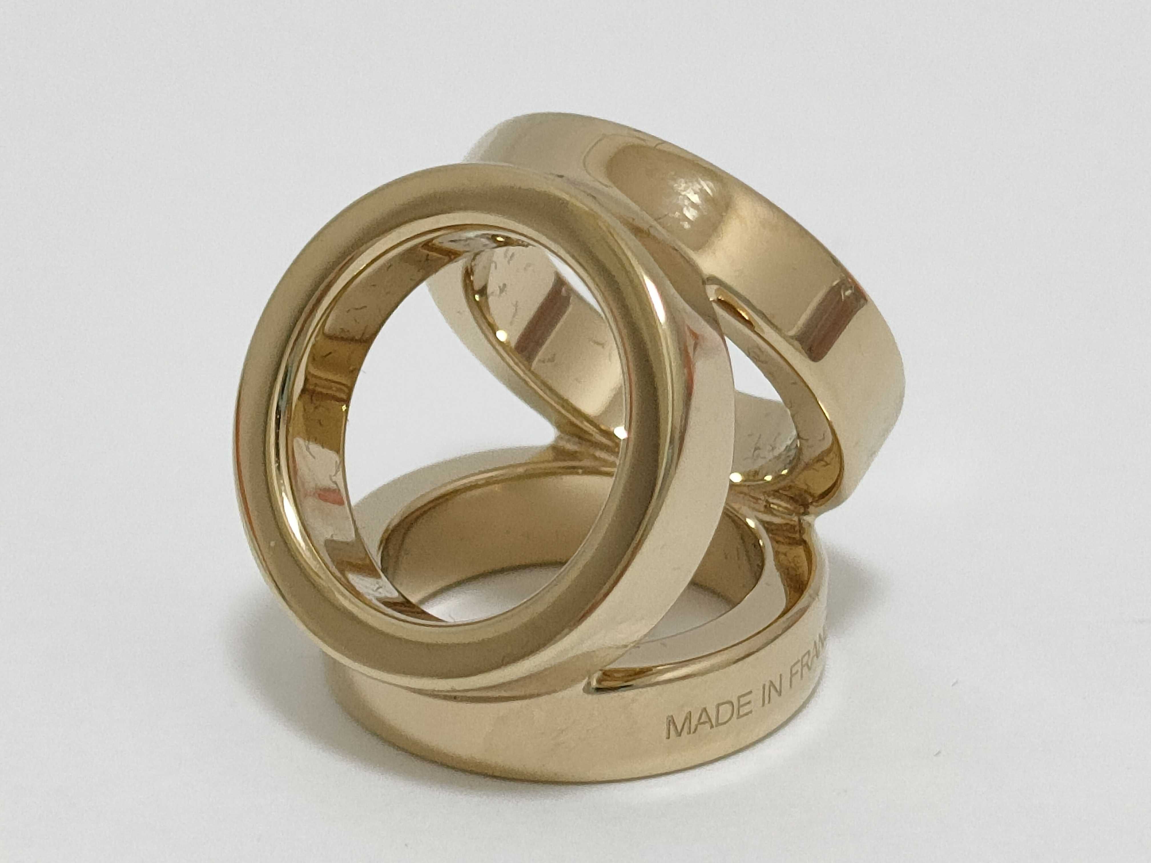 Twilly Ring Mini Trio Gold Hardware Hermes Unused Other Accessories — view 6