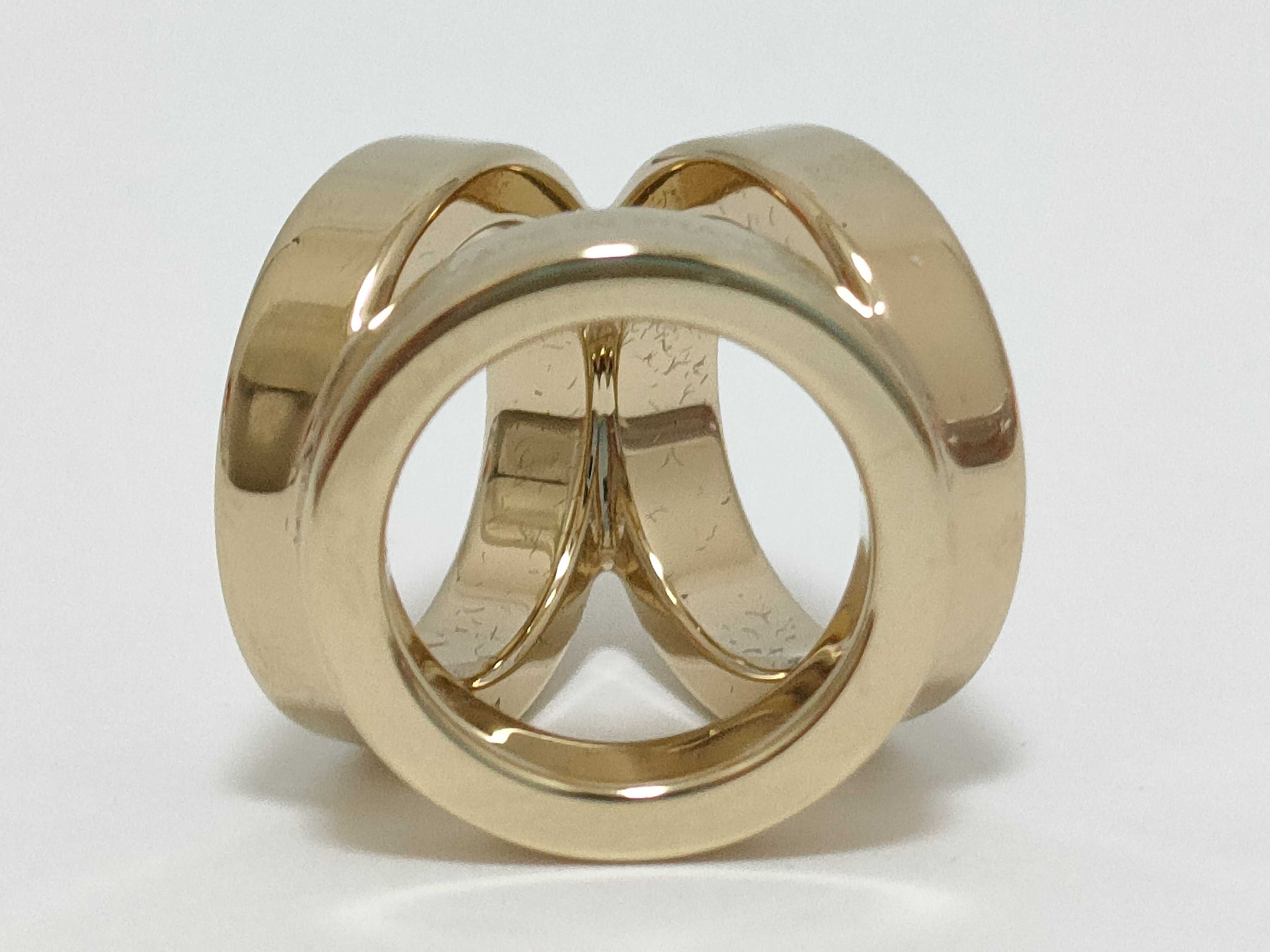 Twilly Ring Mini Trio Gold Hardware Hermes Unused Other Accessories — view 8