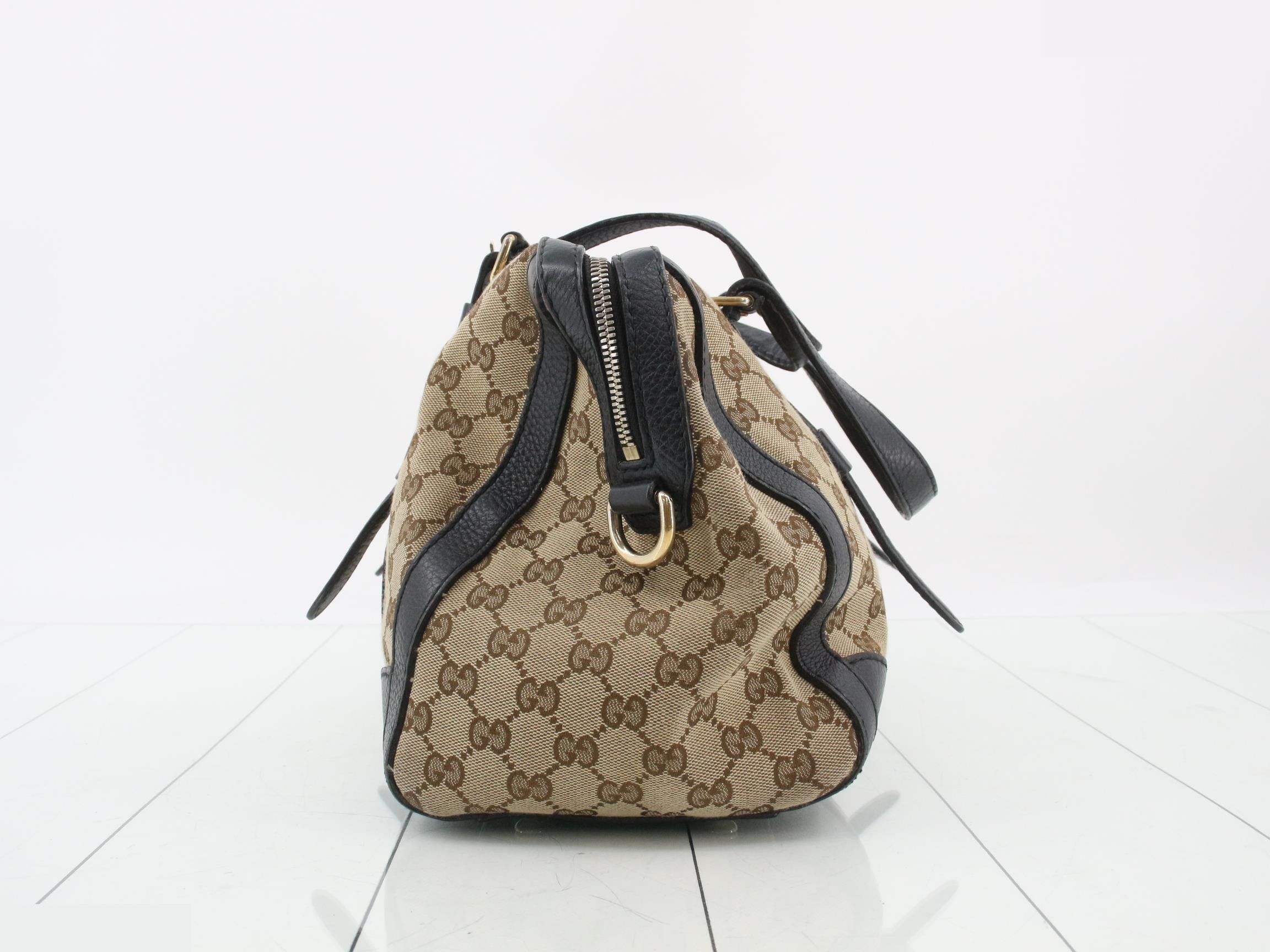 GG Canvas Leather Handbag — view 3