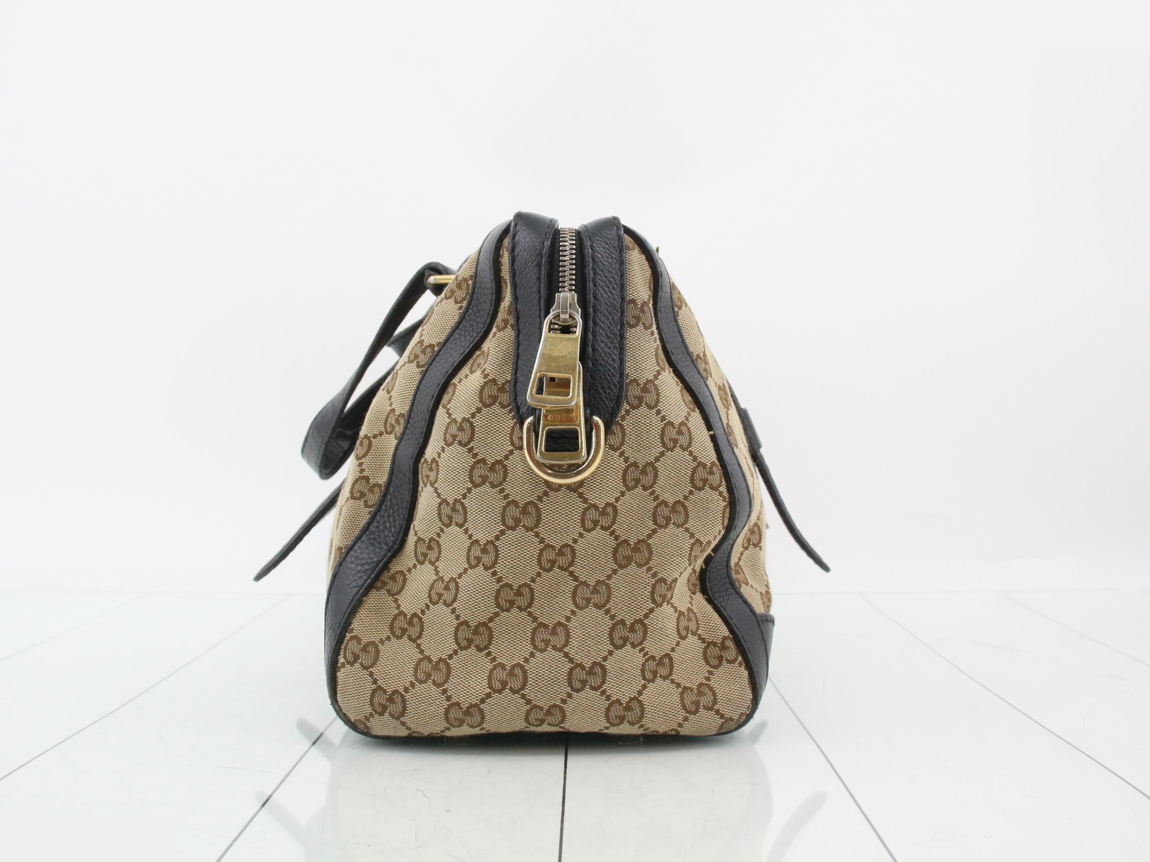 GG Canvas Leather Handbag — view 4