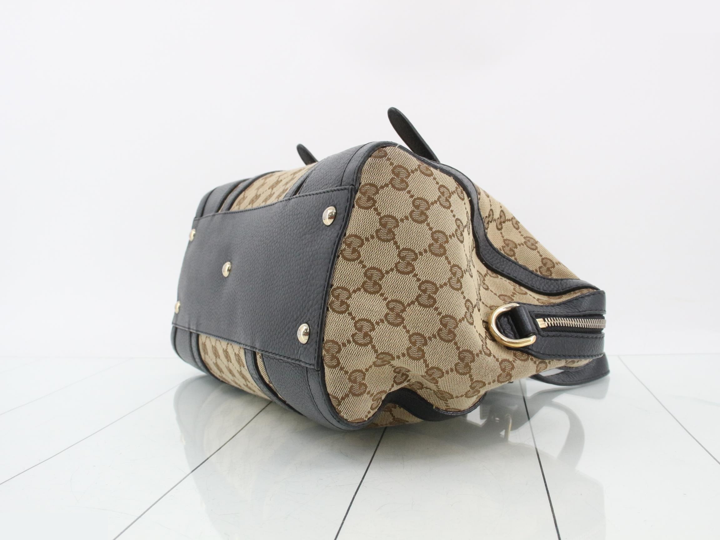 GG Canvas Leather Handbag — view 6