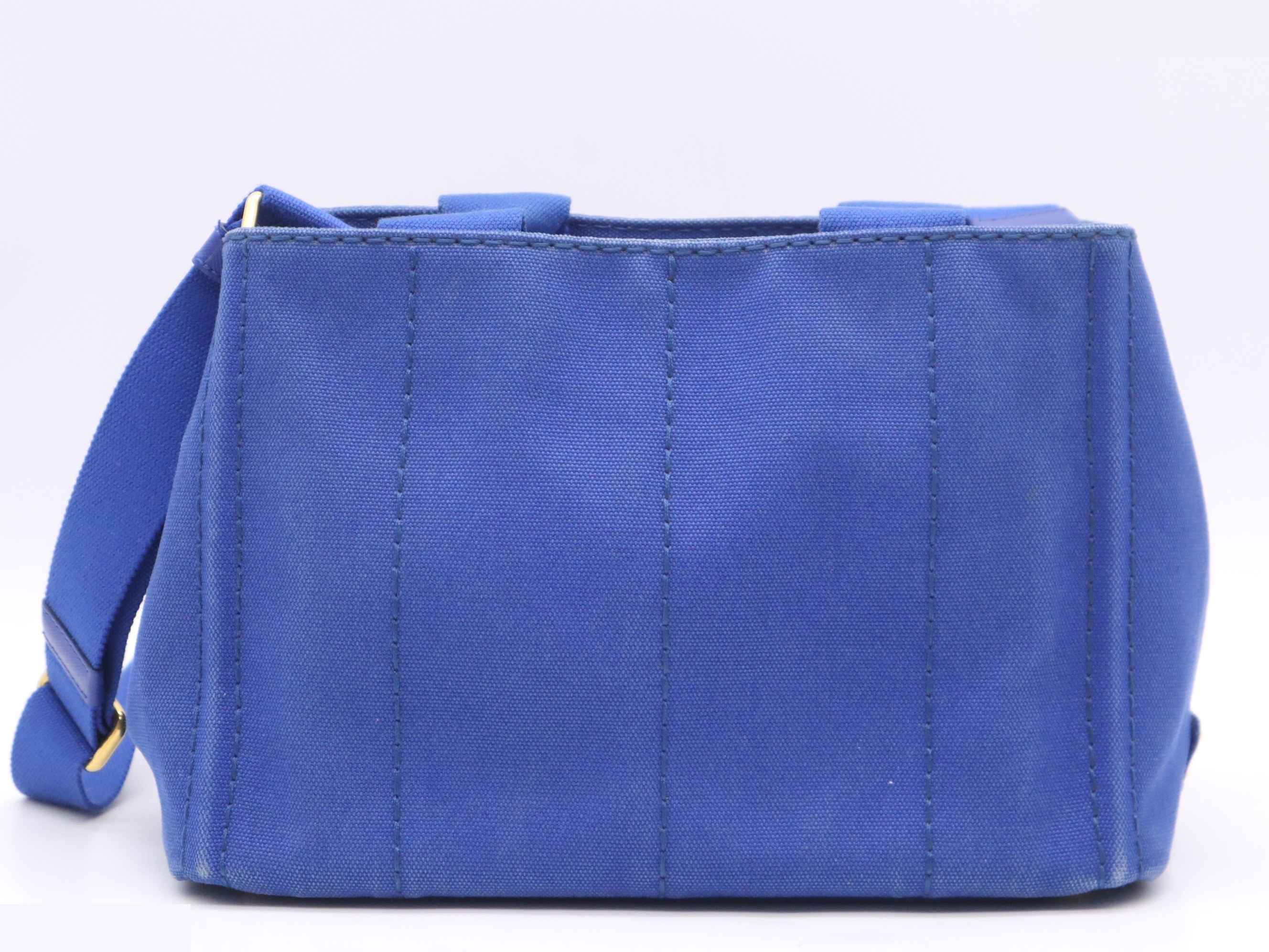 Canvas Canapa Handbag with Shoulder Strap and Dust Bag — view 2