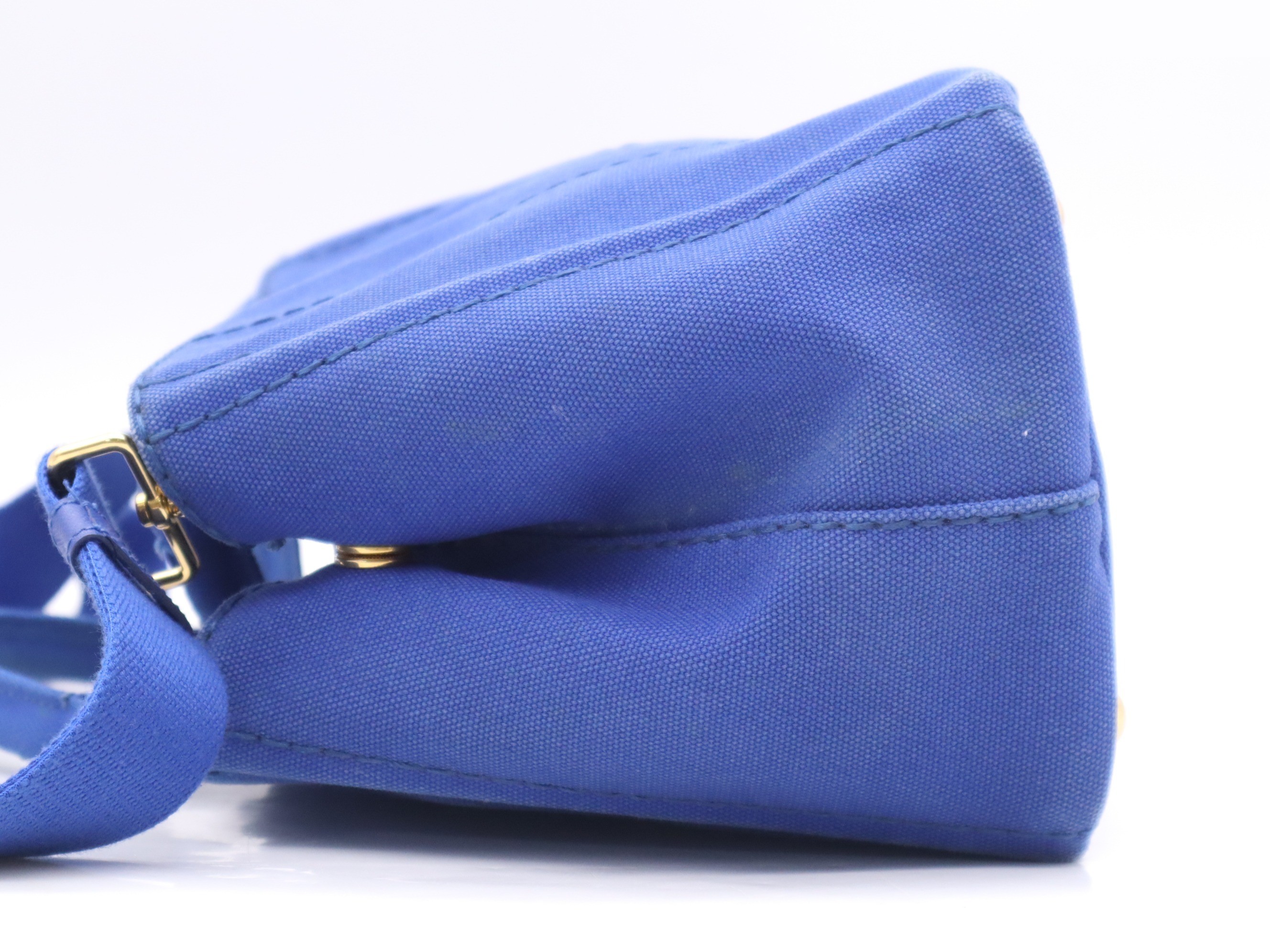 Canvas Canapa Handbag with Shoulder Strap and Dust Bag — view 3