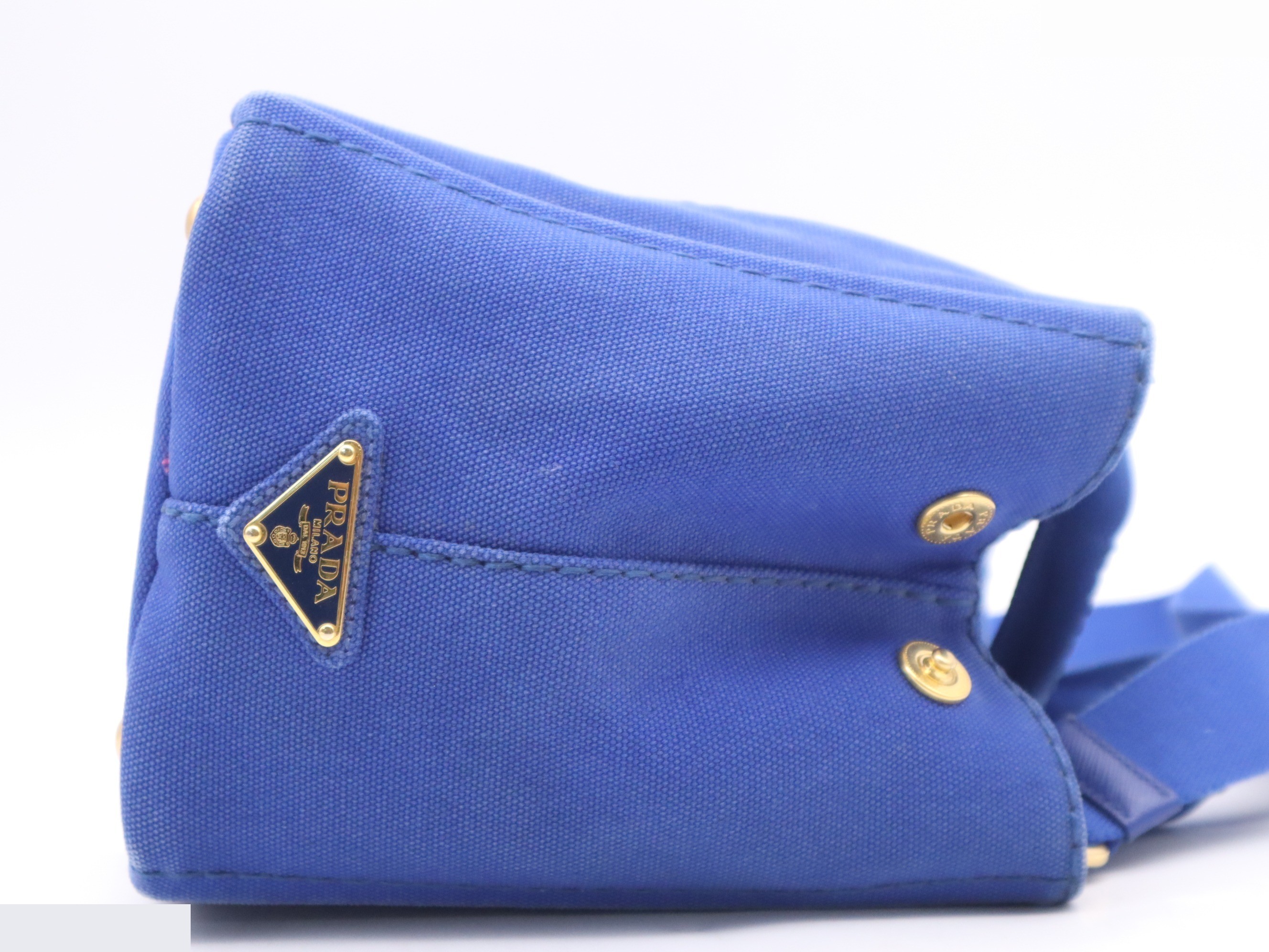 Canvas Canapa Handbag with Shoulder Strap and Dust Bag — view 5