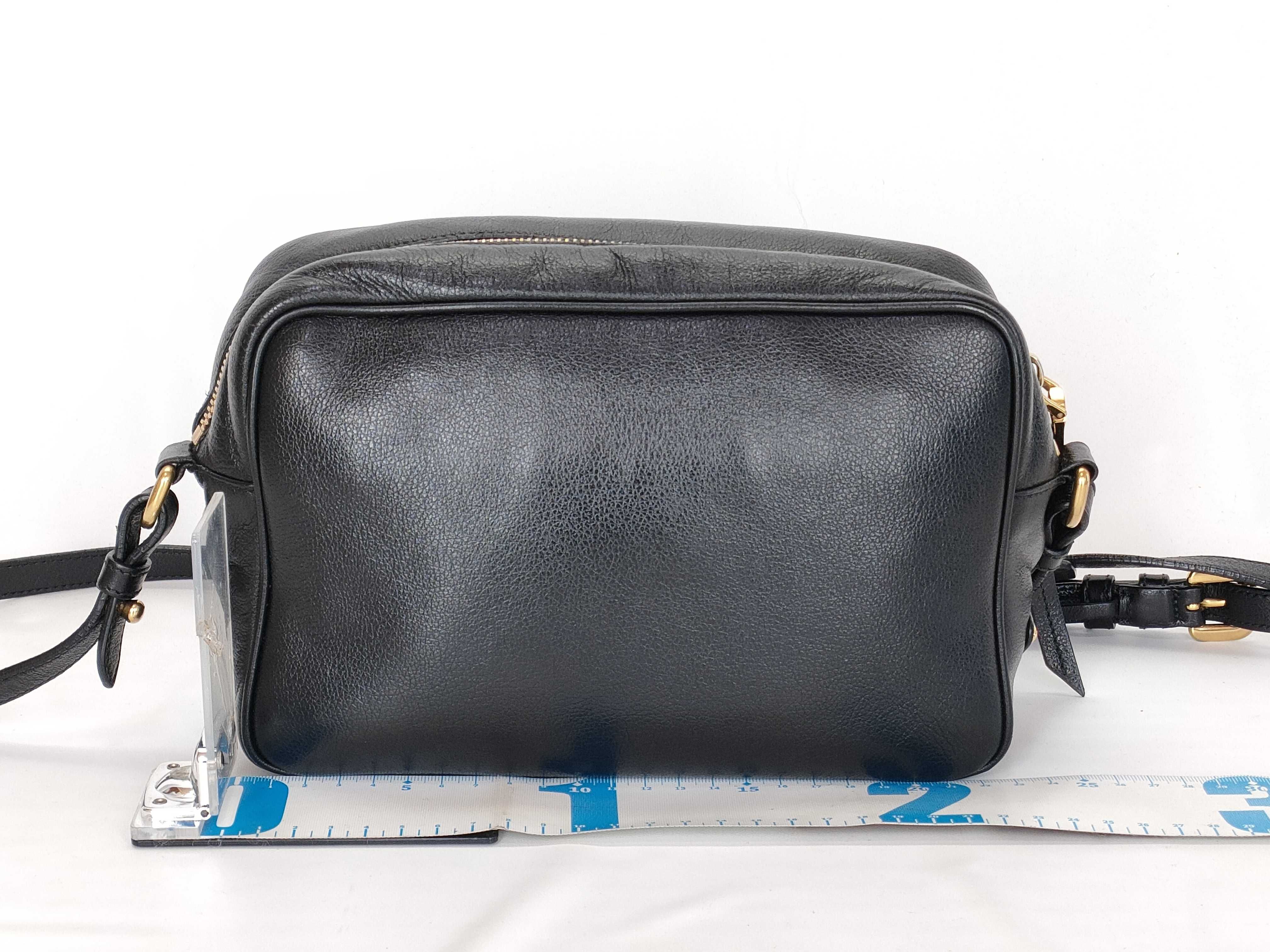 shoulder bag with triangular logo — view 2