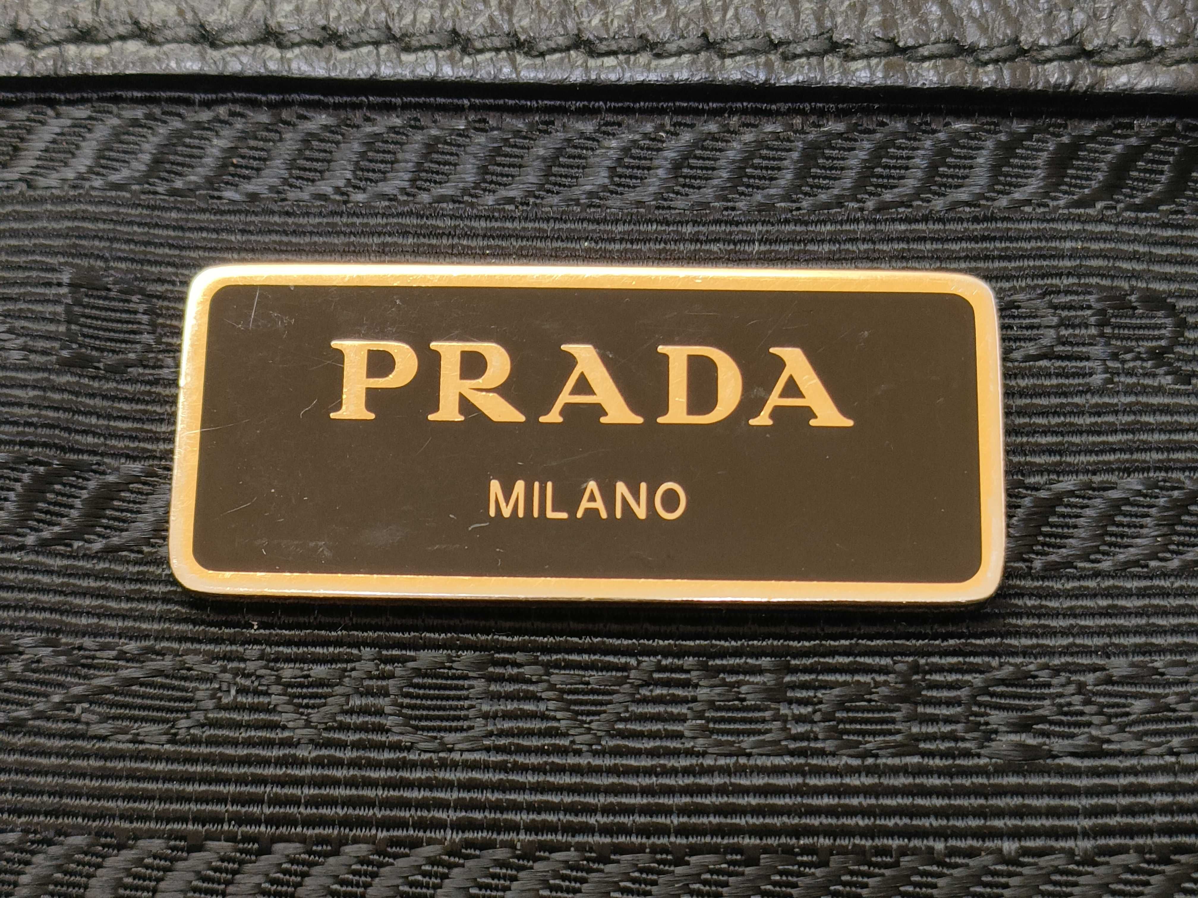 shoulder bag with triangular logo — view 12