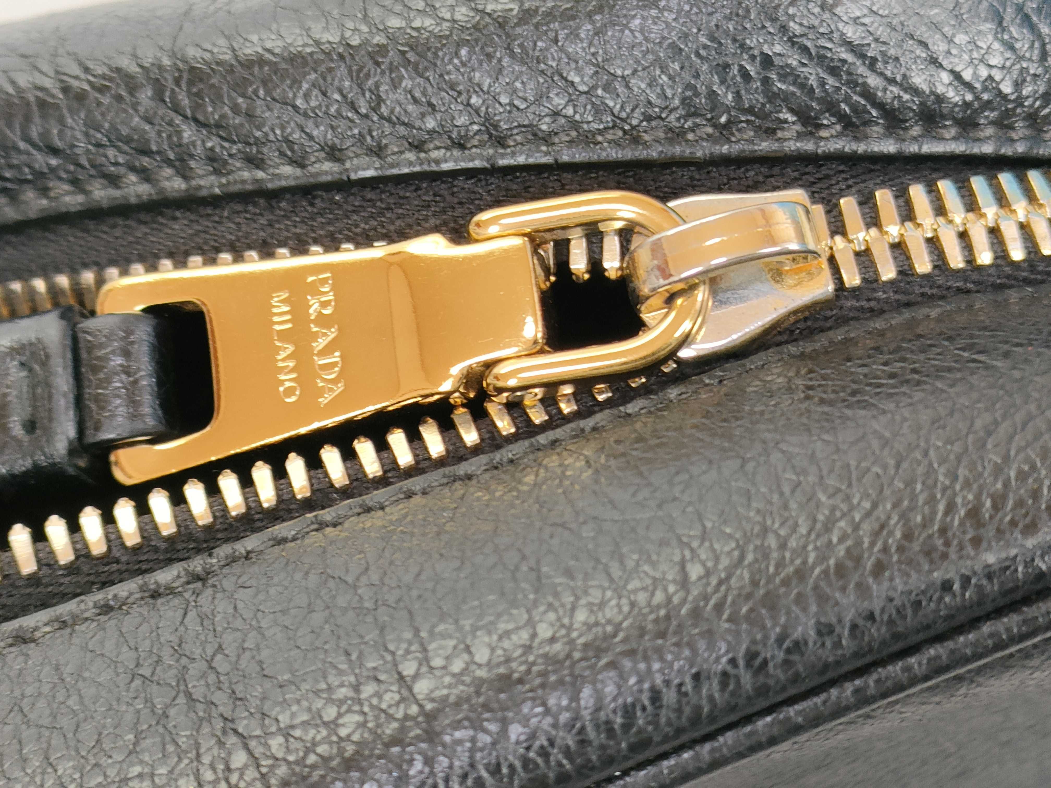shoulder bag with triangular logo — view 14
