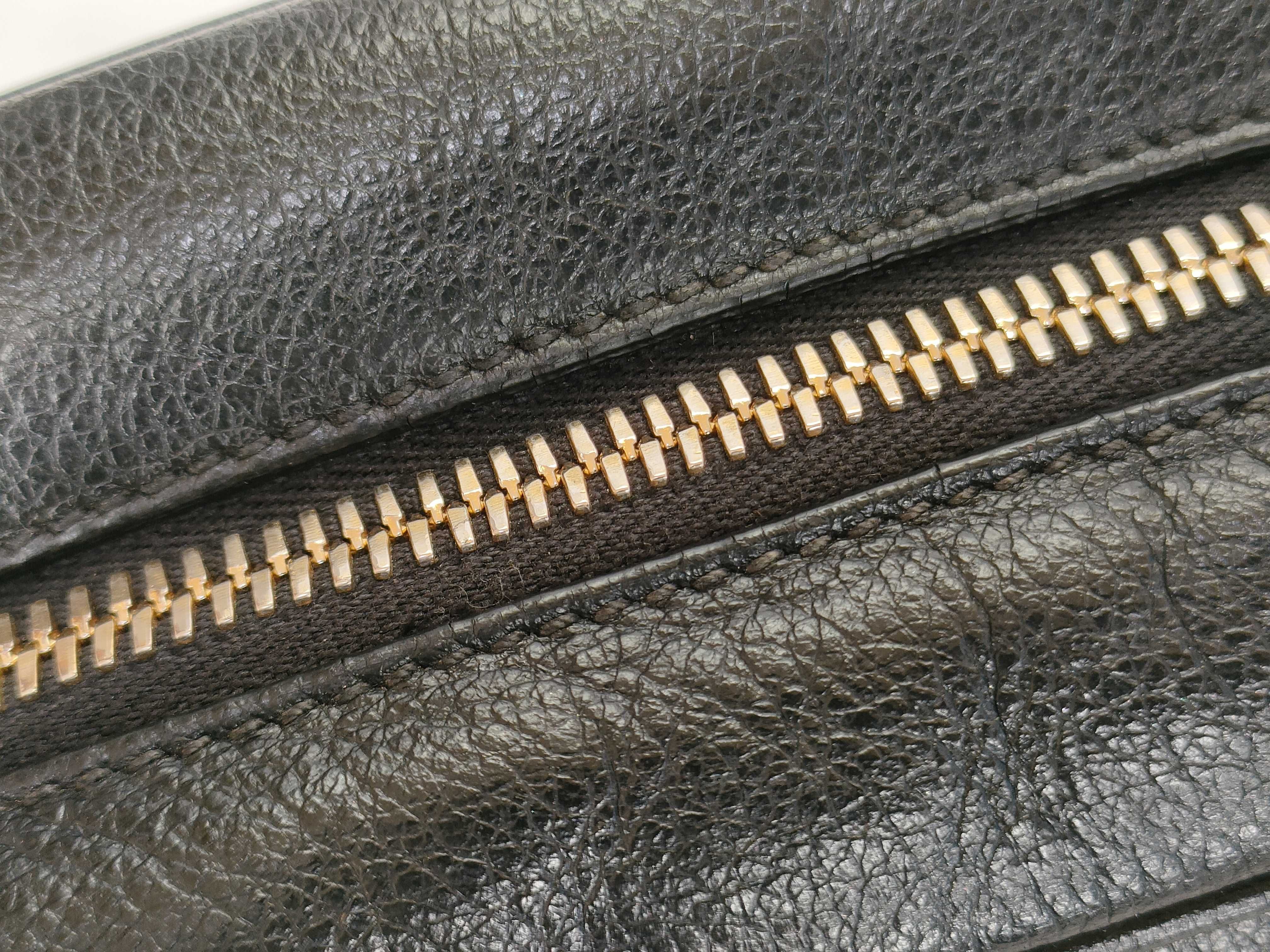 shoulder bag with triangular logo — view 6