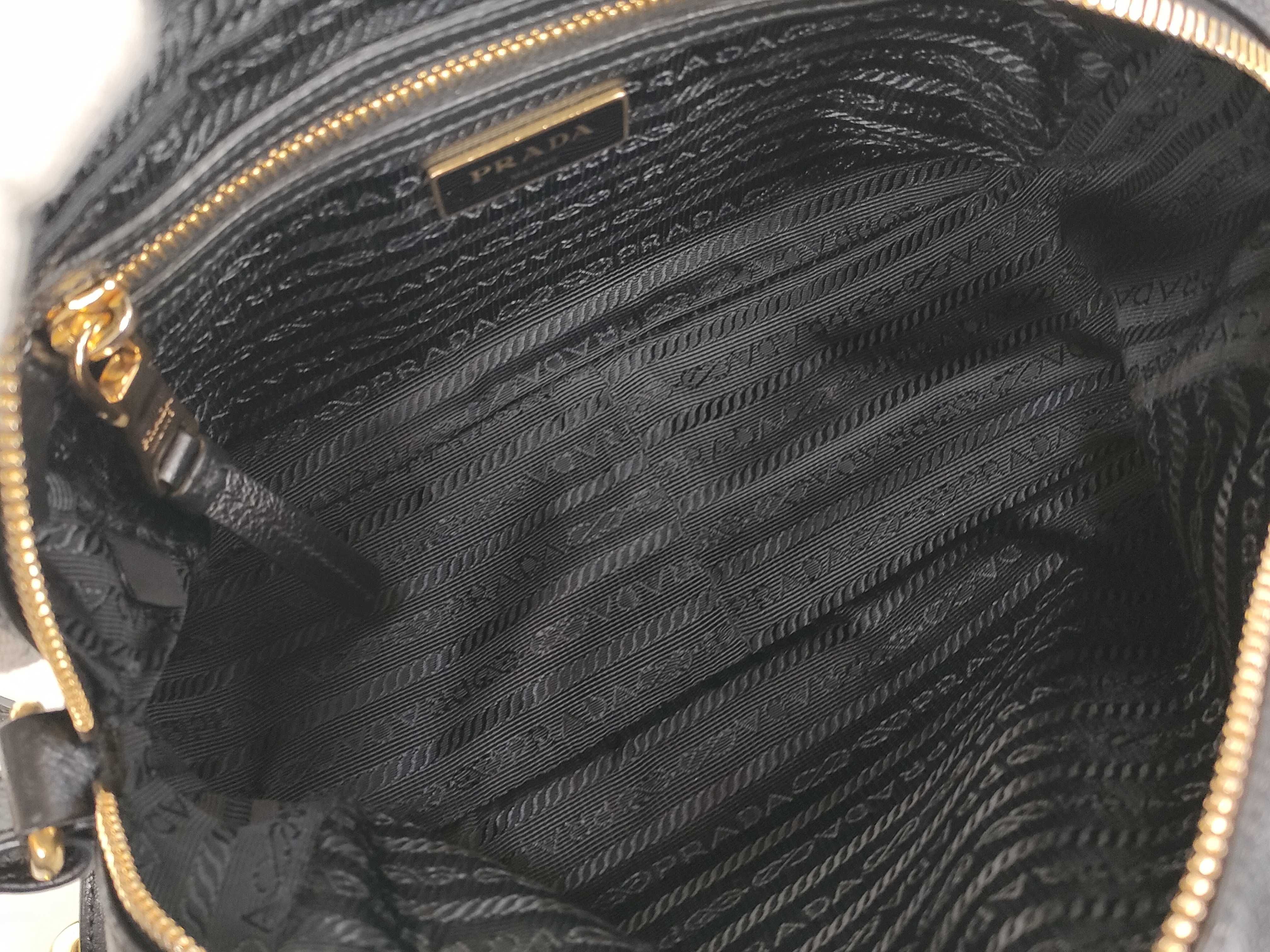 shoulder bag with triangular logo — view 10