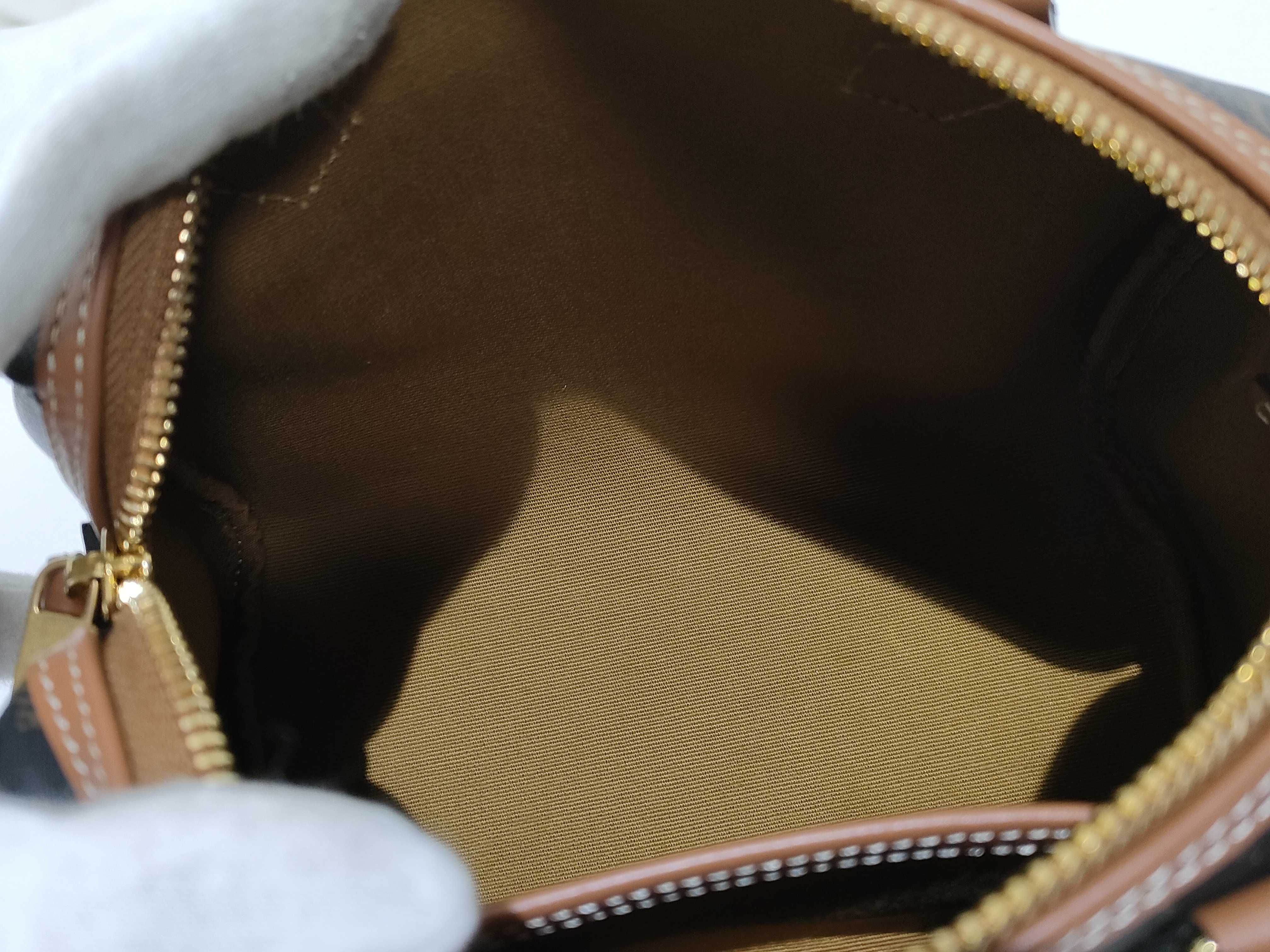 Triomphe 2-Way Small Boston Shoulder Bag/Handbag — view 9