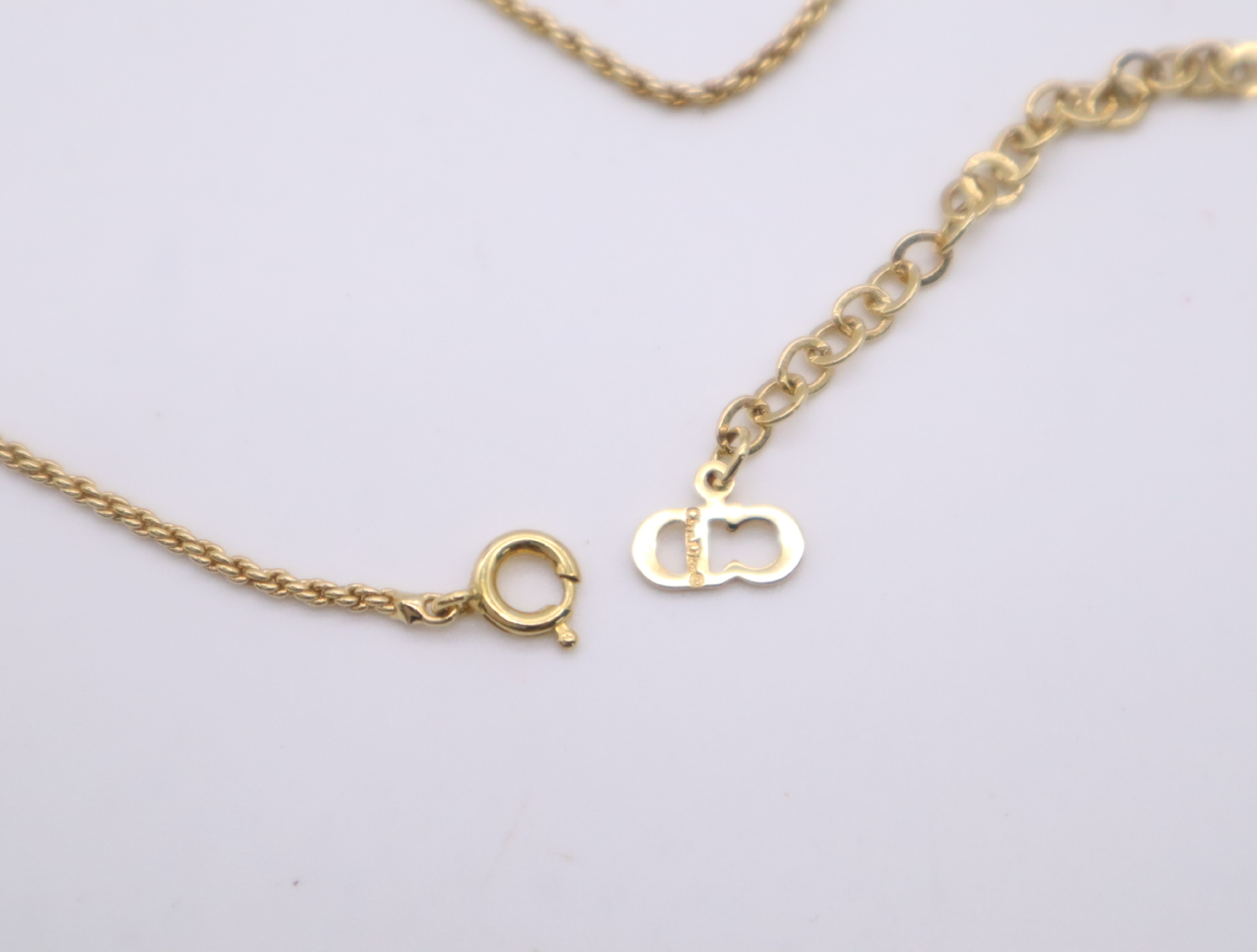 GP Necklace CD Logo Screw Chain Gold Necklace — view 7