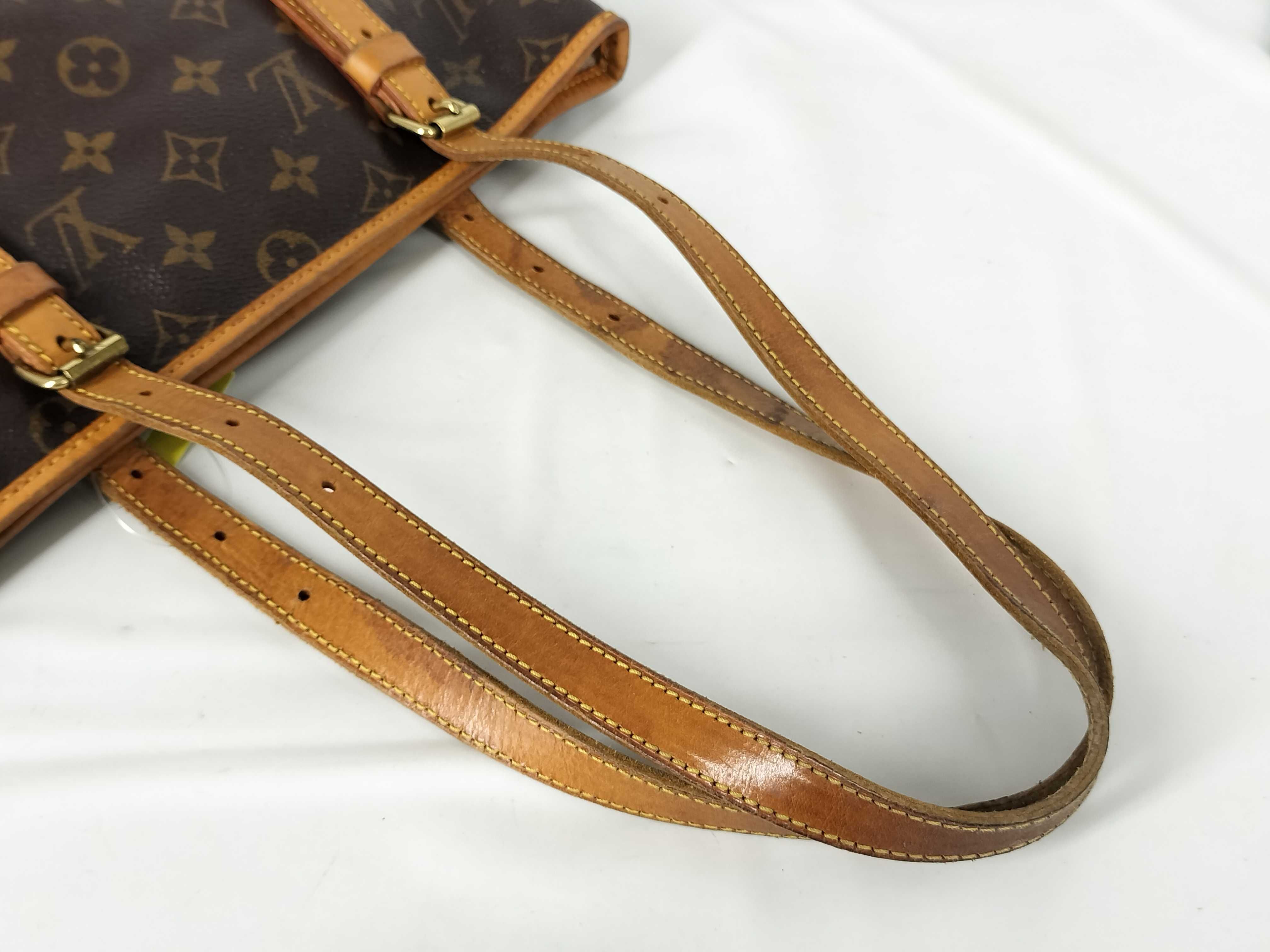 Monogram Bucket Tote Bag with Pouch — view 3