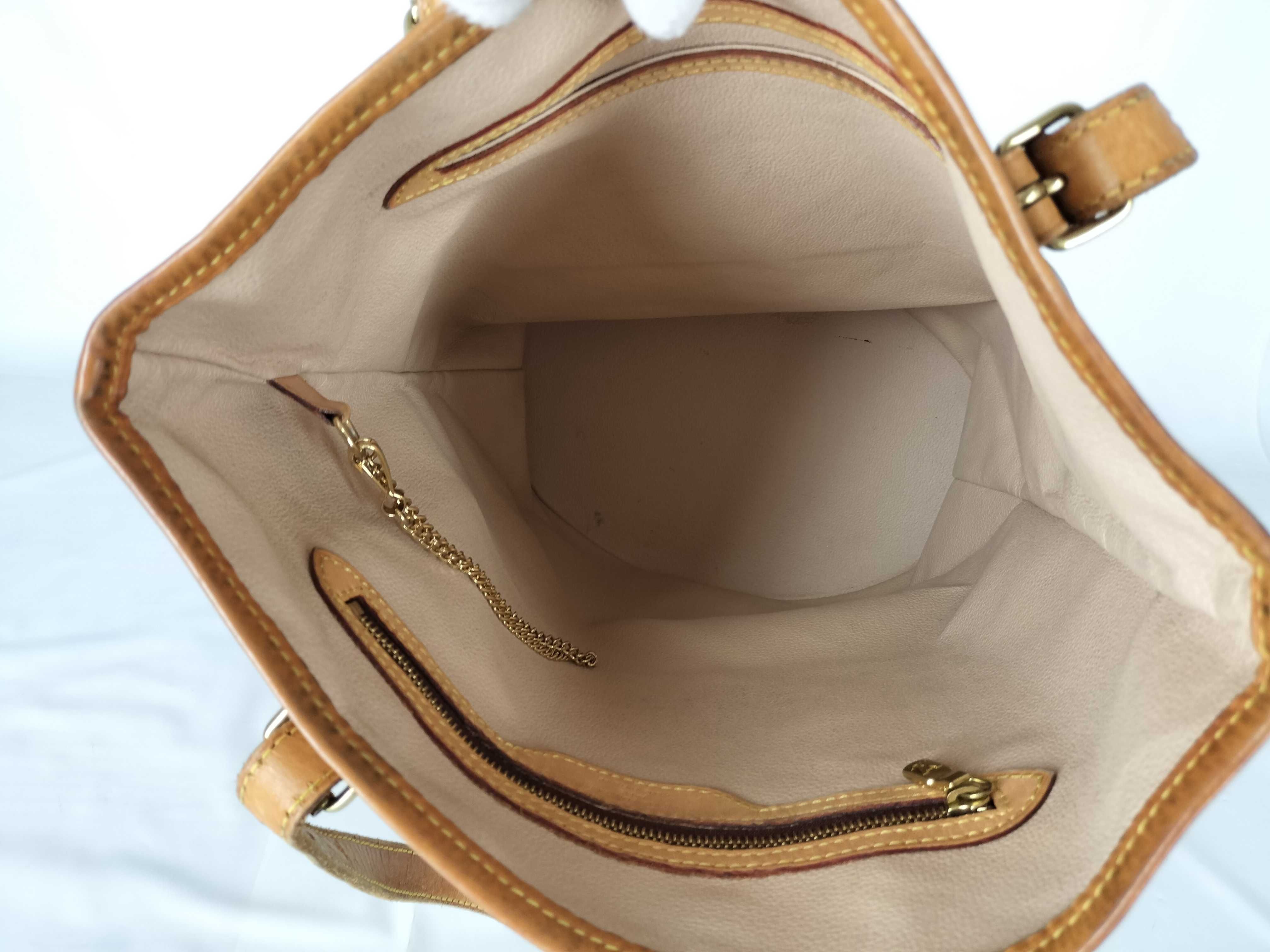 Monogram Bucket Tote Bag with Pouch — view 9