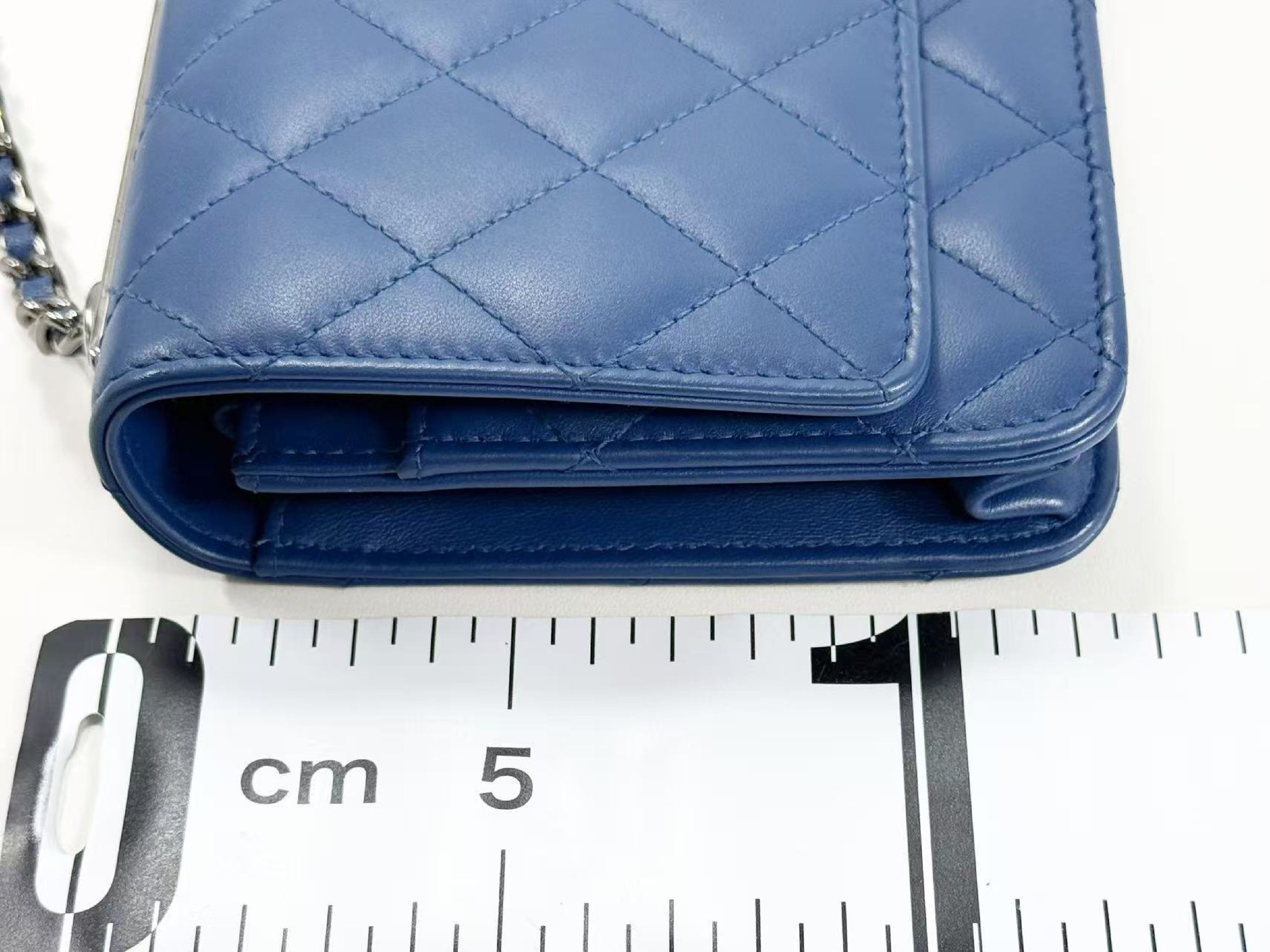 Matelassé Trendy CC CHANEL Plate Royal Blue W19cm approx. 23 series [Comes with dust bag, authenticity card, and seal] B Silver hardware Shoulder bag 23868913 Shoulder bag — view 5