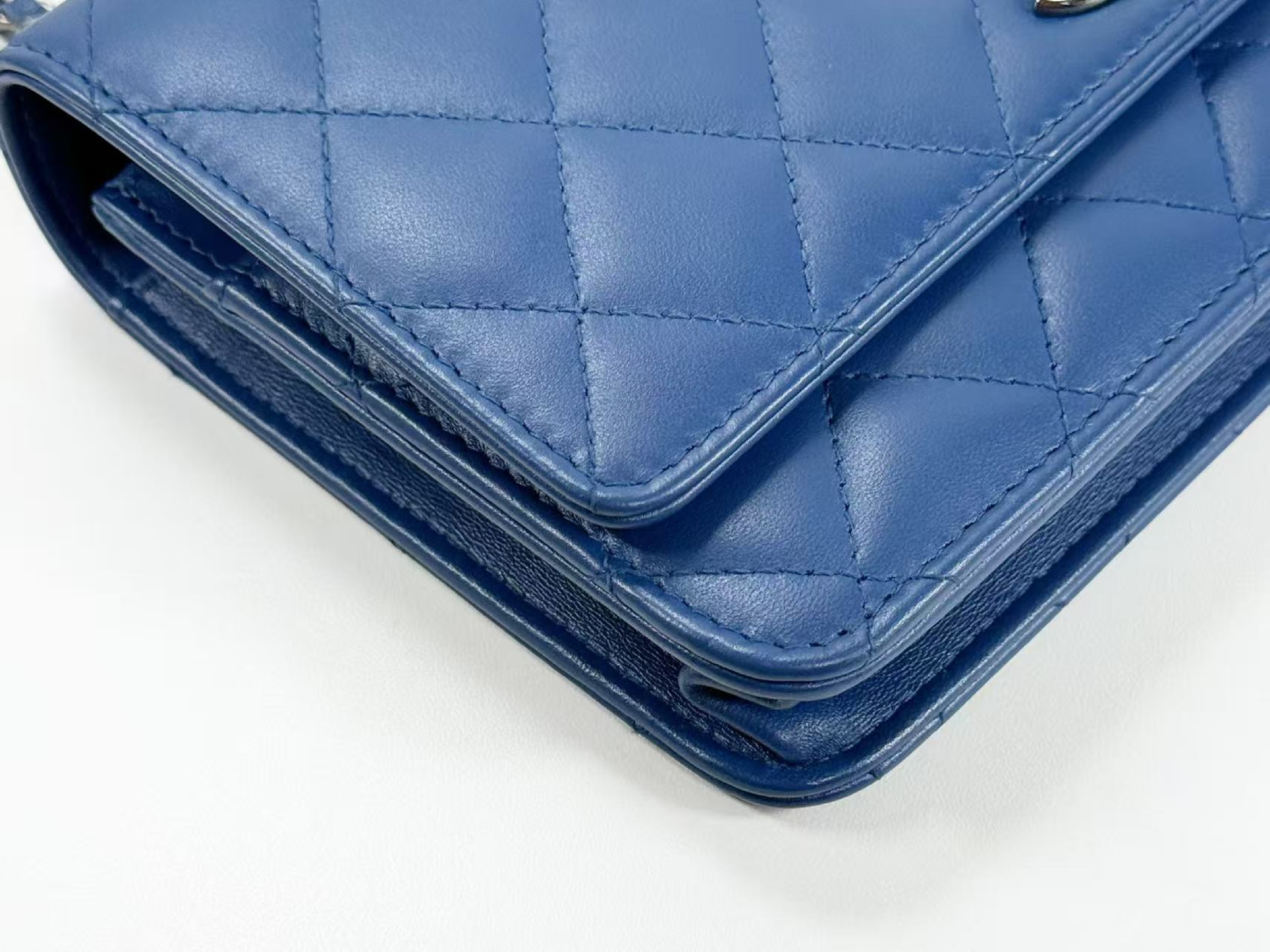 Matelassé Trendy CC CHANEL Plate Royal Blue W19cm approx. 23 series [Comes with dust bag, authenticity card, and seal] B Silver hardware Shoulder bag 23868913 Shoulder bag — view 10