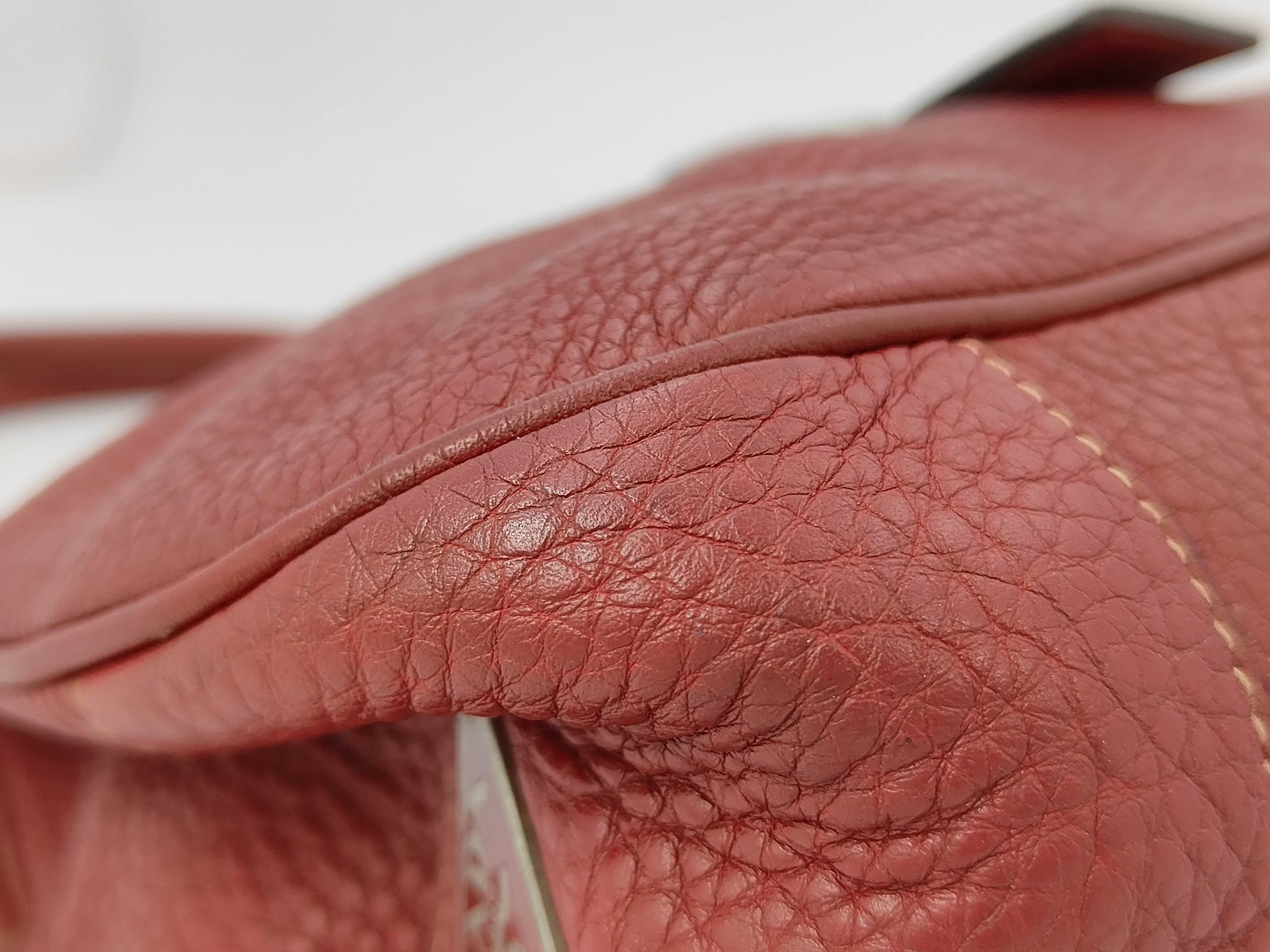 Vitello Daino Leather Moon Bag One-Shoulder Bag Handbag — view 6
