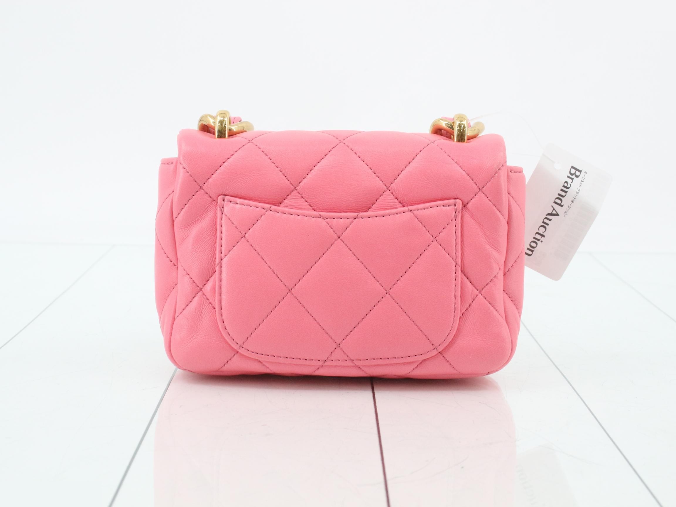 Mini Matelassé Lambskin Chain Shoulder Bag — view 2