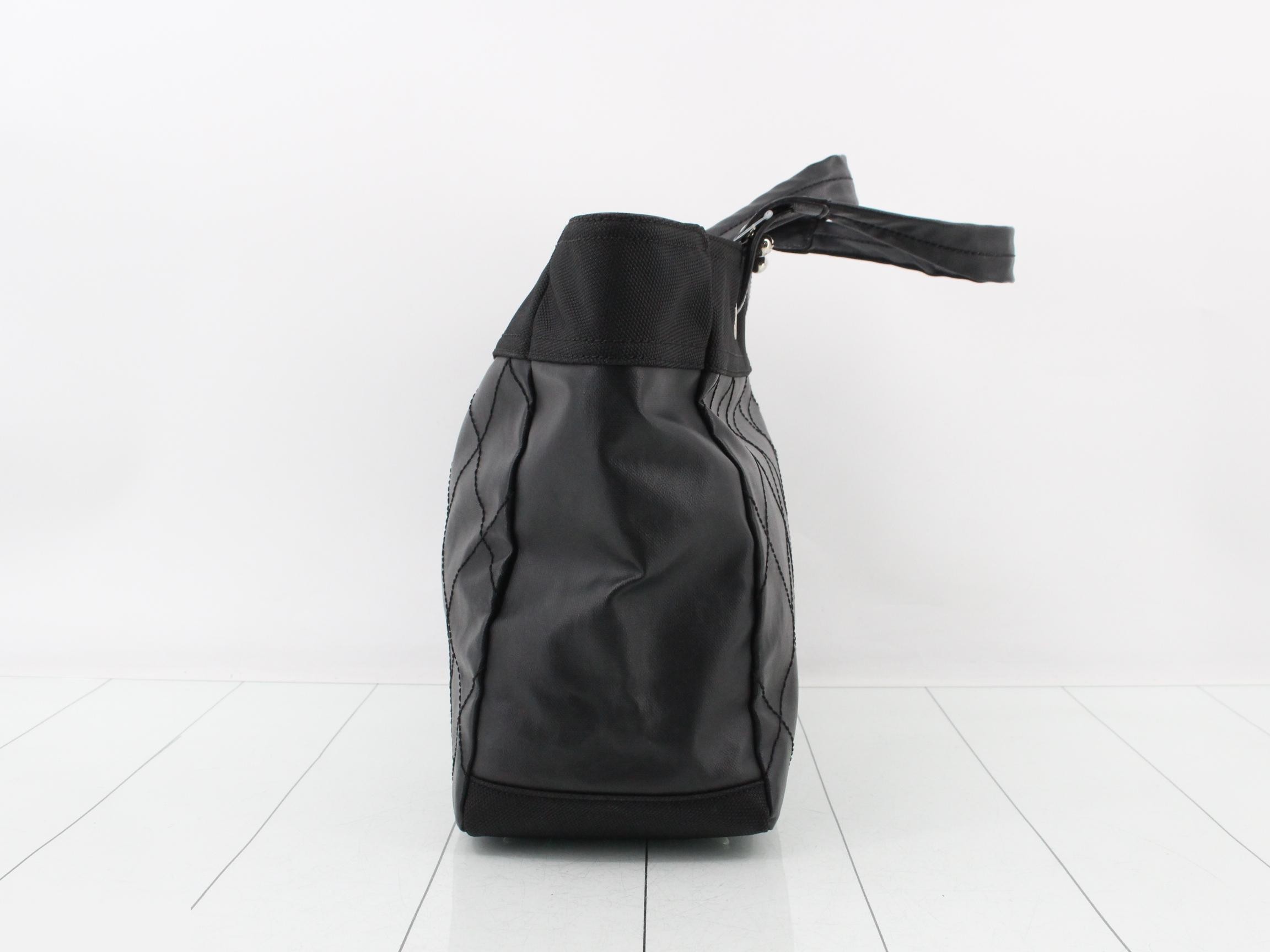 Paris Biarritz Tote MM, Black, Small Hardware, Series 11, Card and Sticker Included, W34cm — view 3