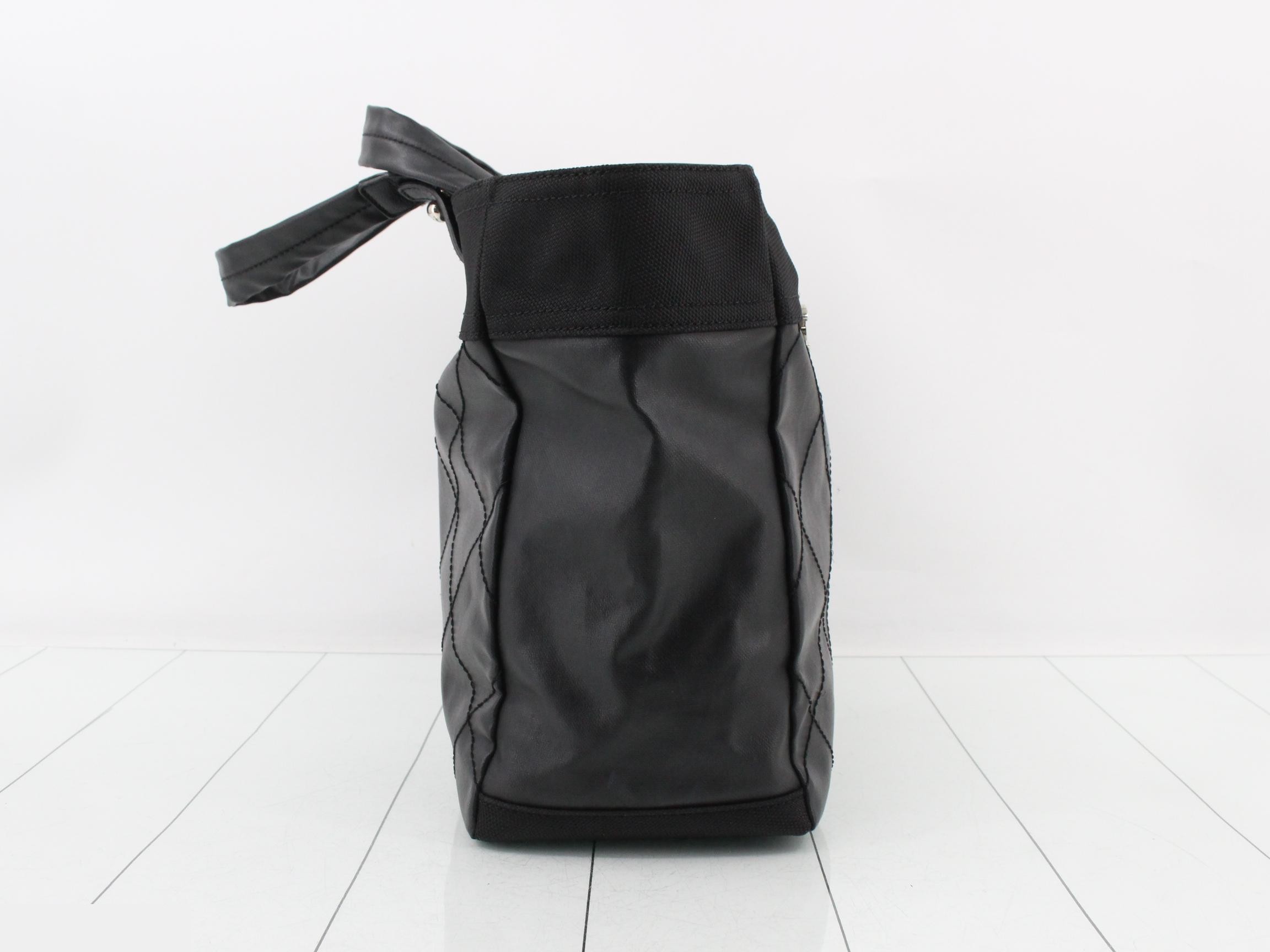 Paris Biarritz Tote MM, Black, Small Hardware, Series 11, Card and Sticker Included, W34cm — view 4