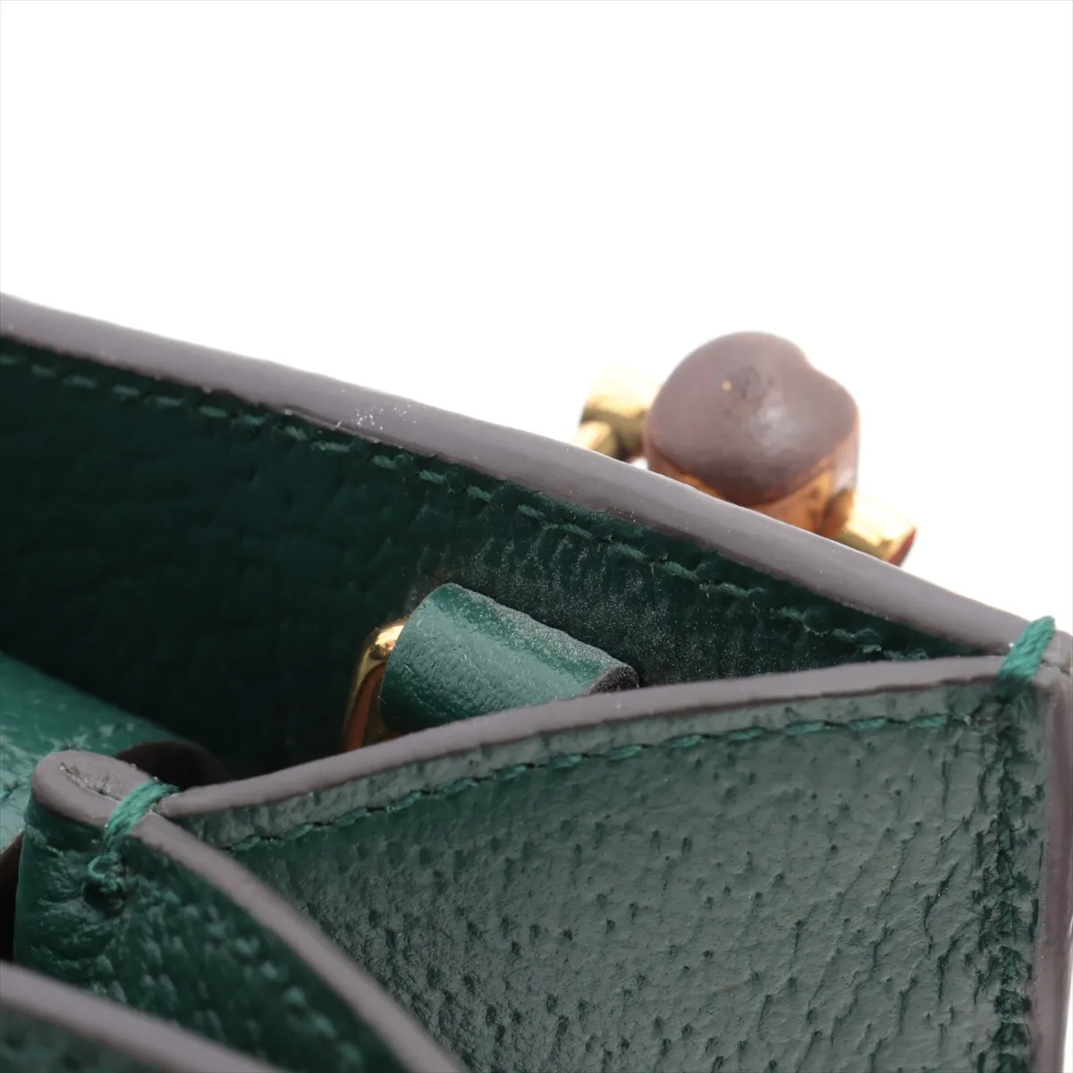 Bamboo Diana 702732 Leather 2-Way Handbag Green — view 11