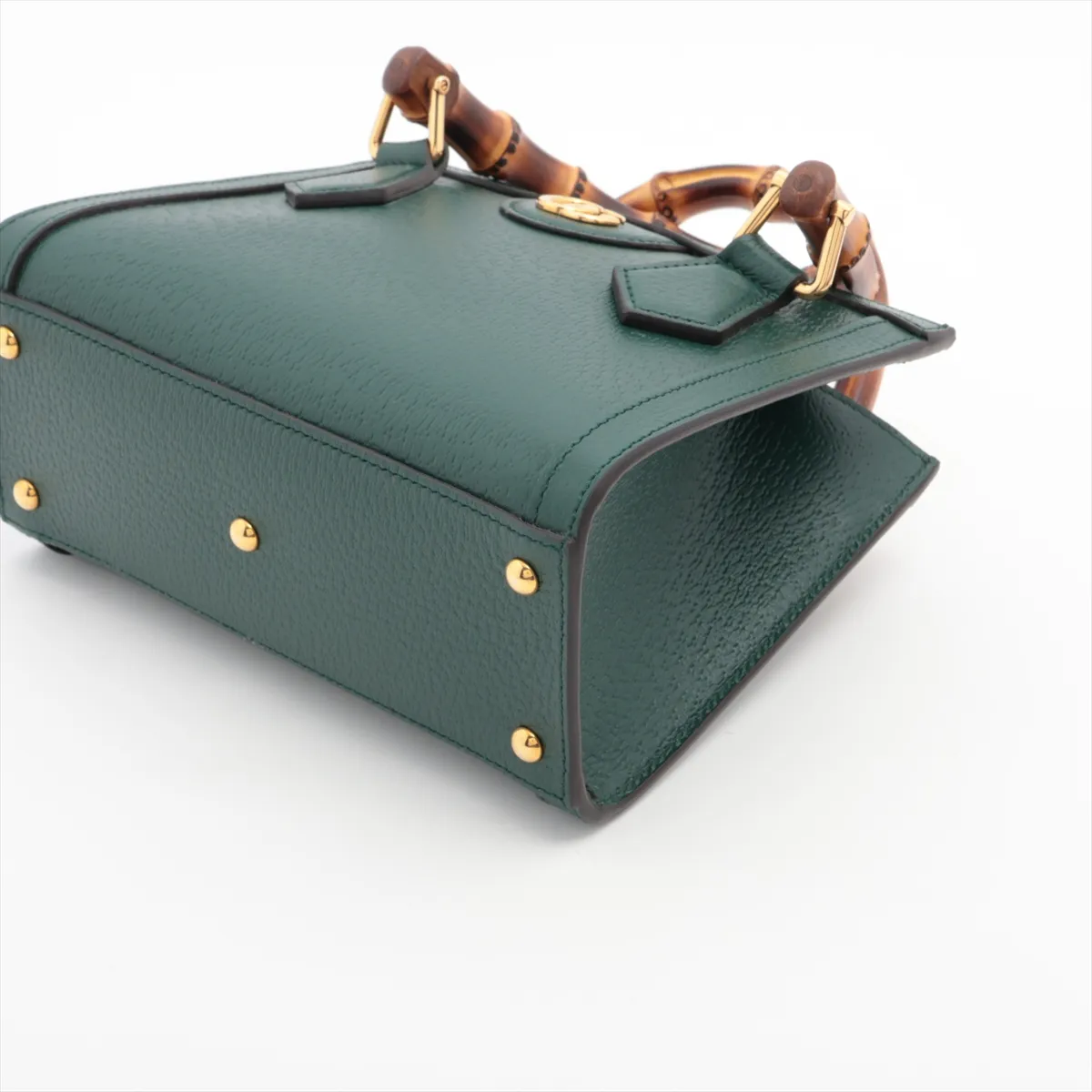 Bamboo Diana 702732 Leather 2-Way Handbag Green — view 3