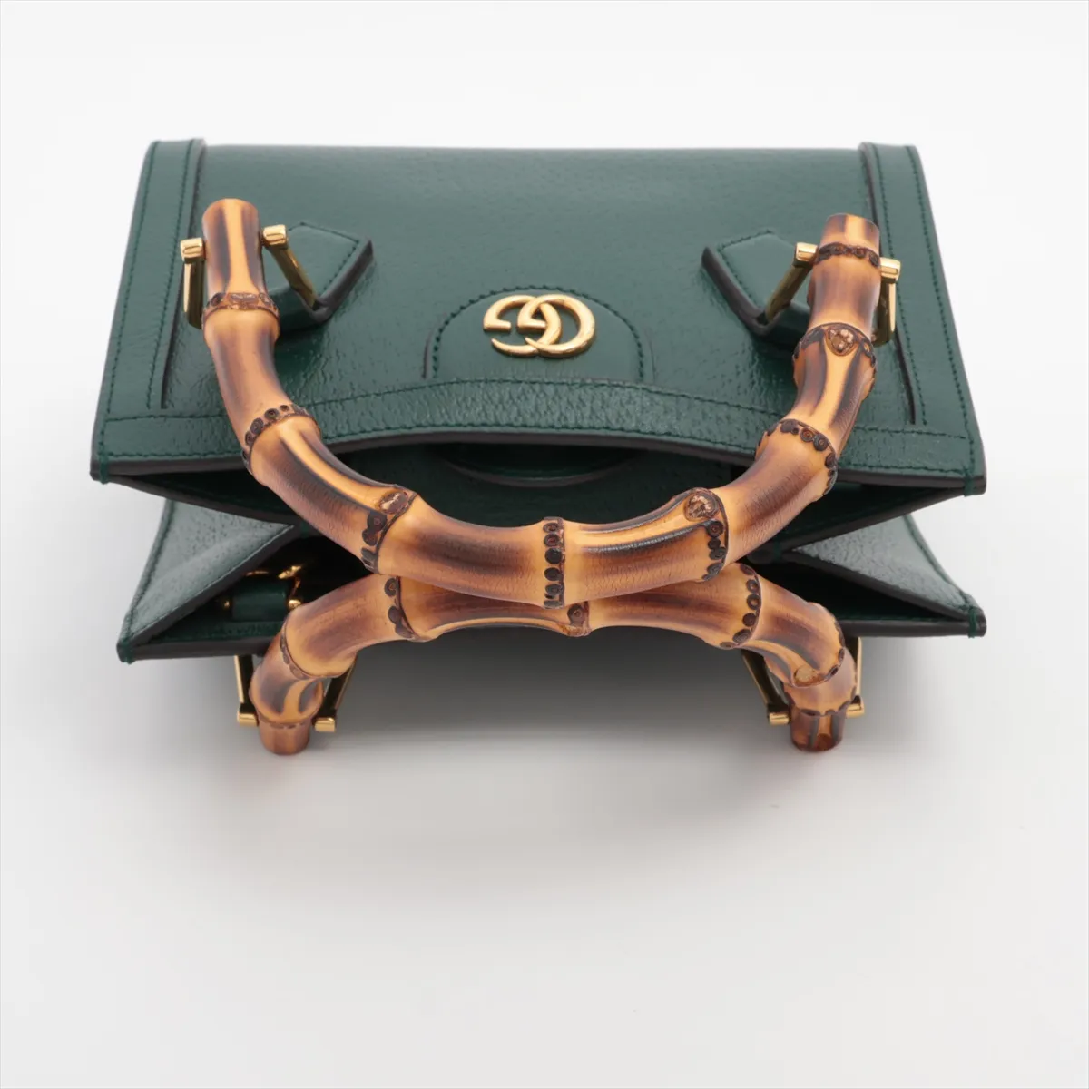 Bamboo Diana 702732 Leather 2-Way Handbag Green — view 5