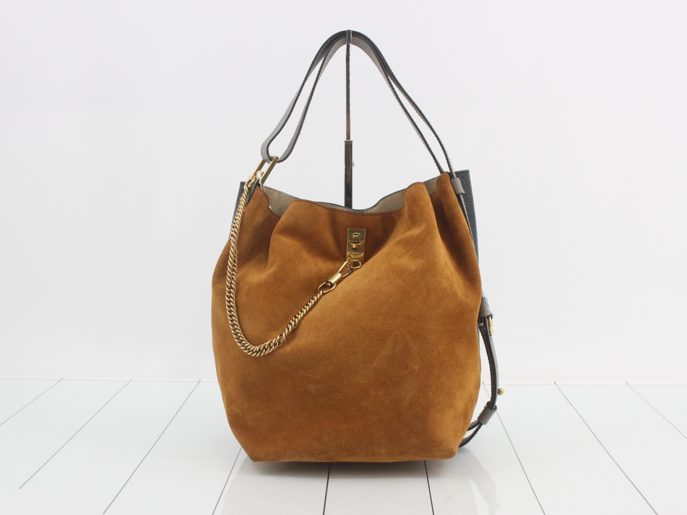 GV Bucket Bag/Shoulder Bag - Suede