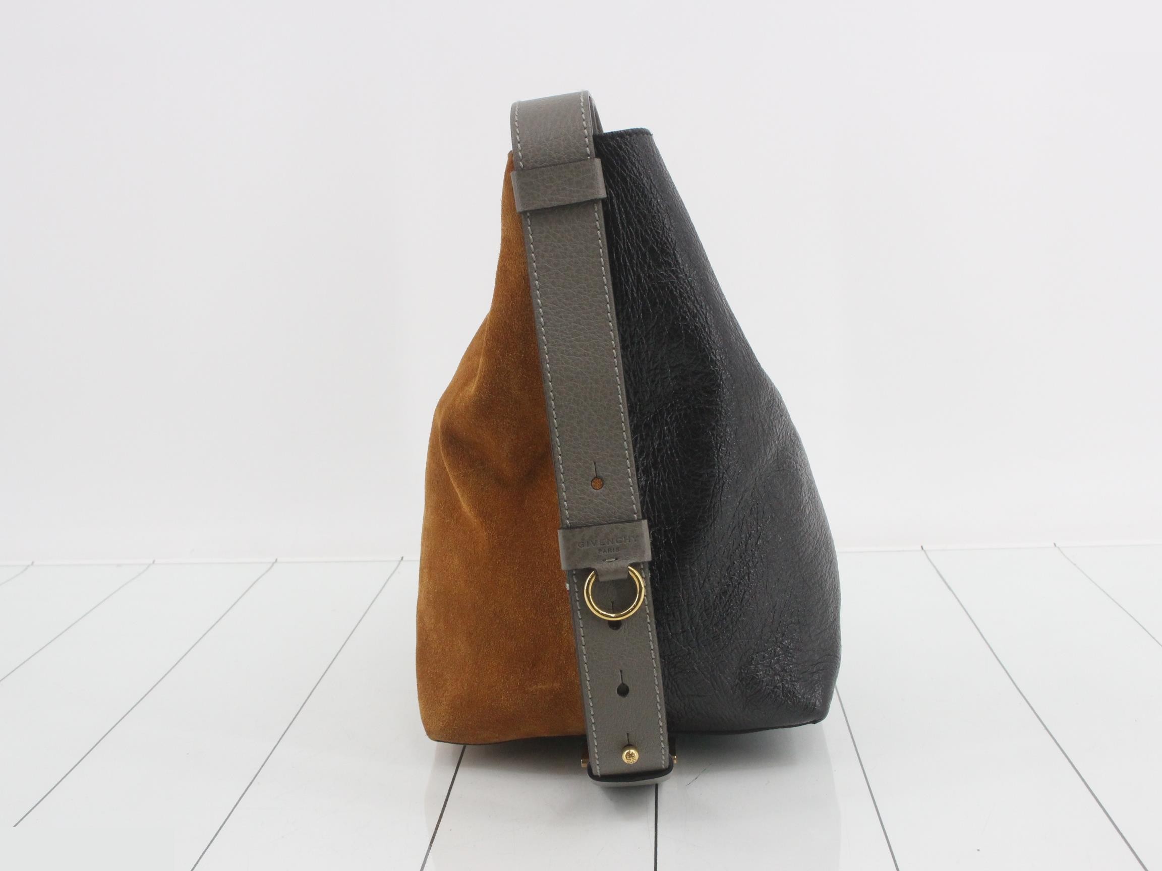 GV Bucket Bag/Shoulder Bag - Suede — view 3
