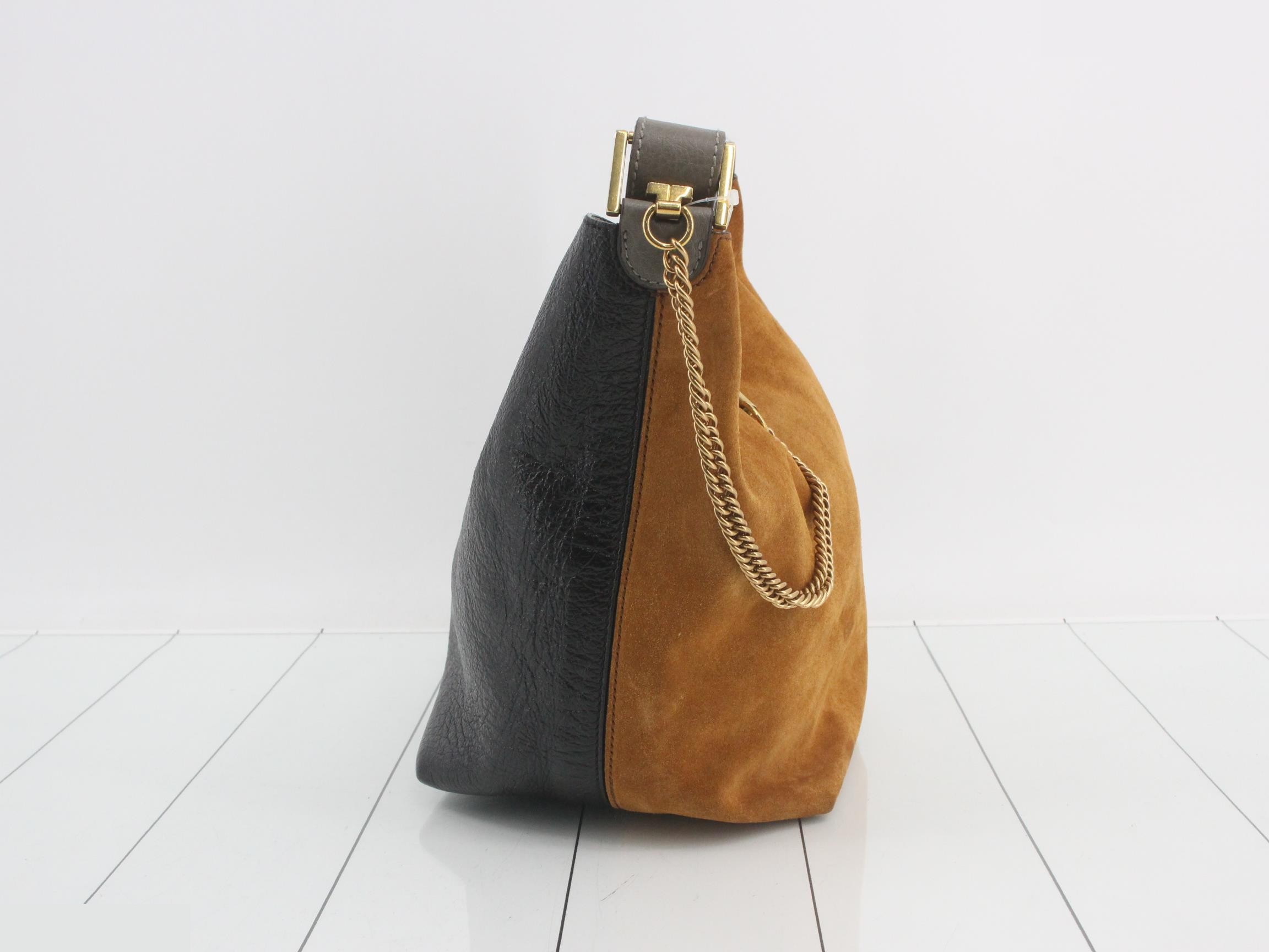 GV Bucket Bag/Shoulder Bag - Suede — view 4