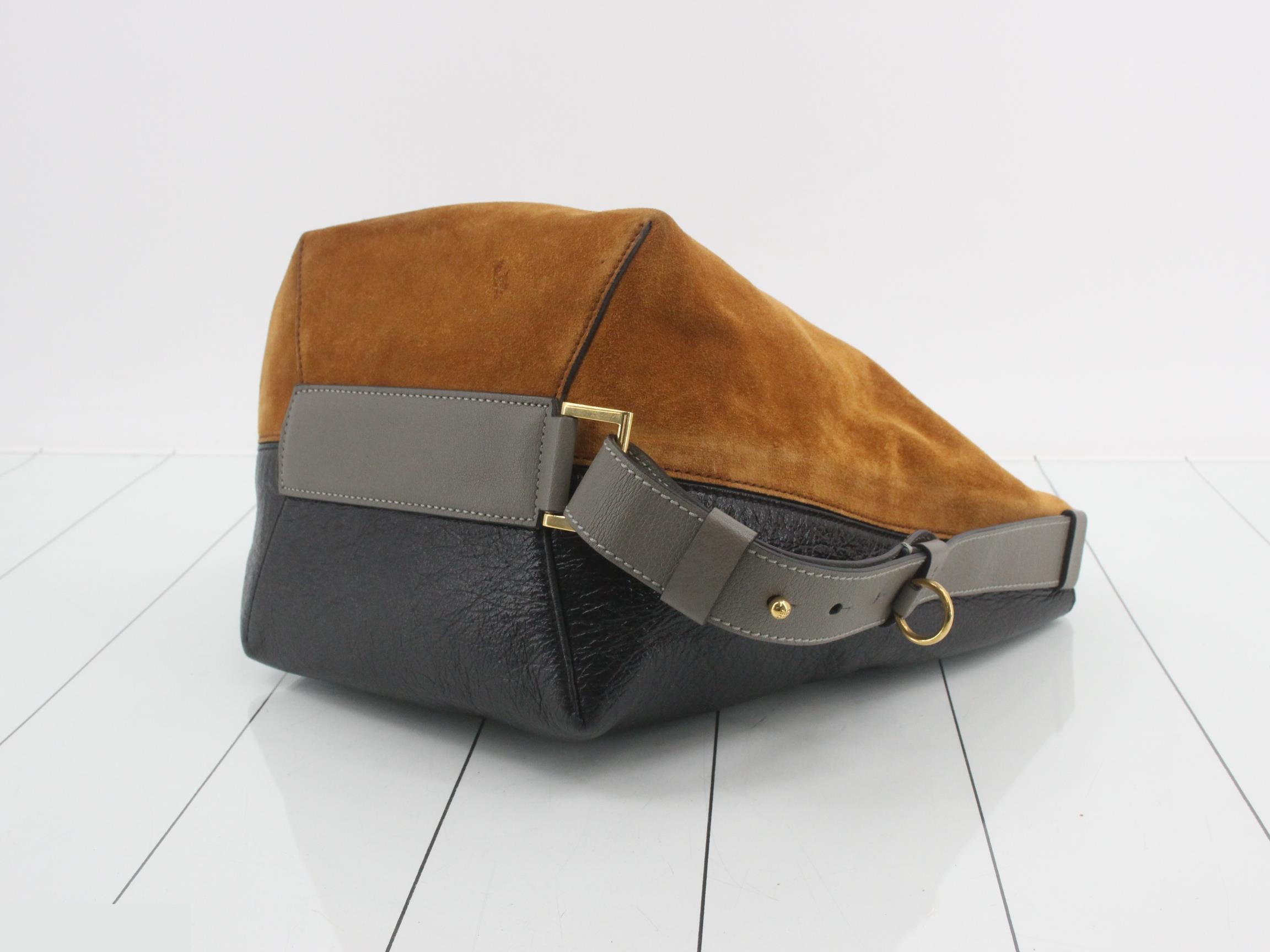 GV Bucket Bag/Shoulder Bag - Suede — view 6
