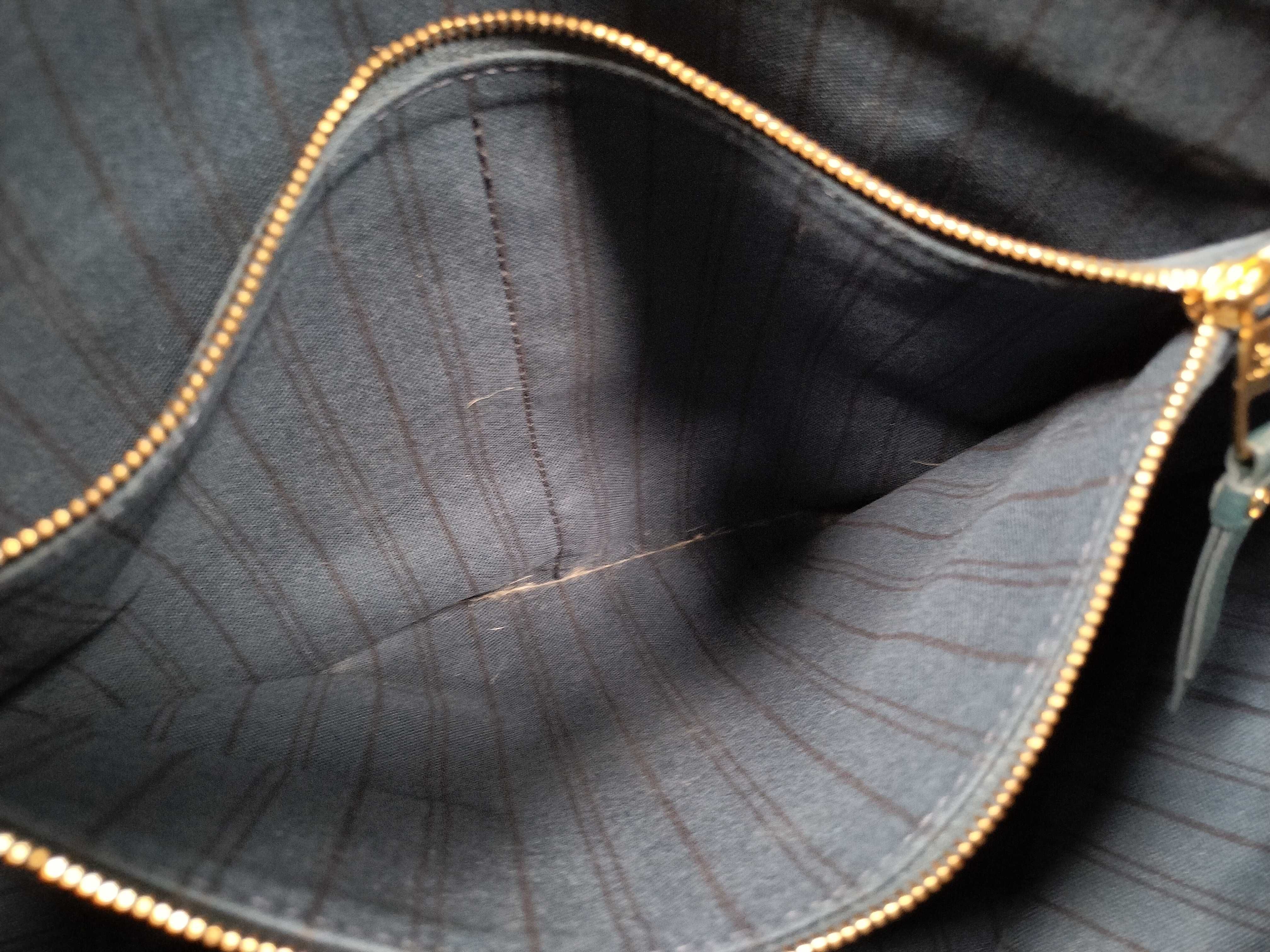 Monogram Empreinte Lumineuse PM M40789 SP1101 Blue Tote Bag — view 12