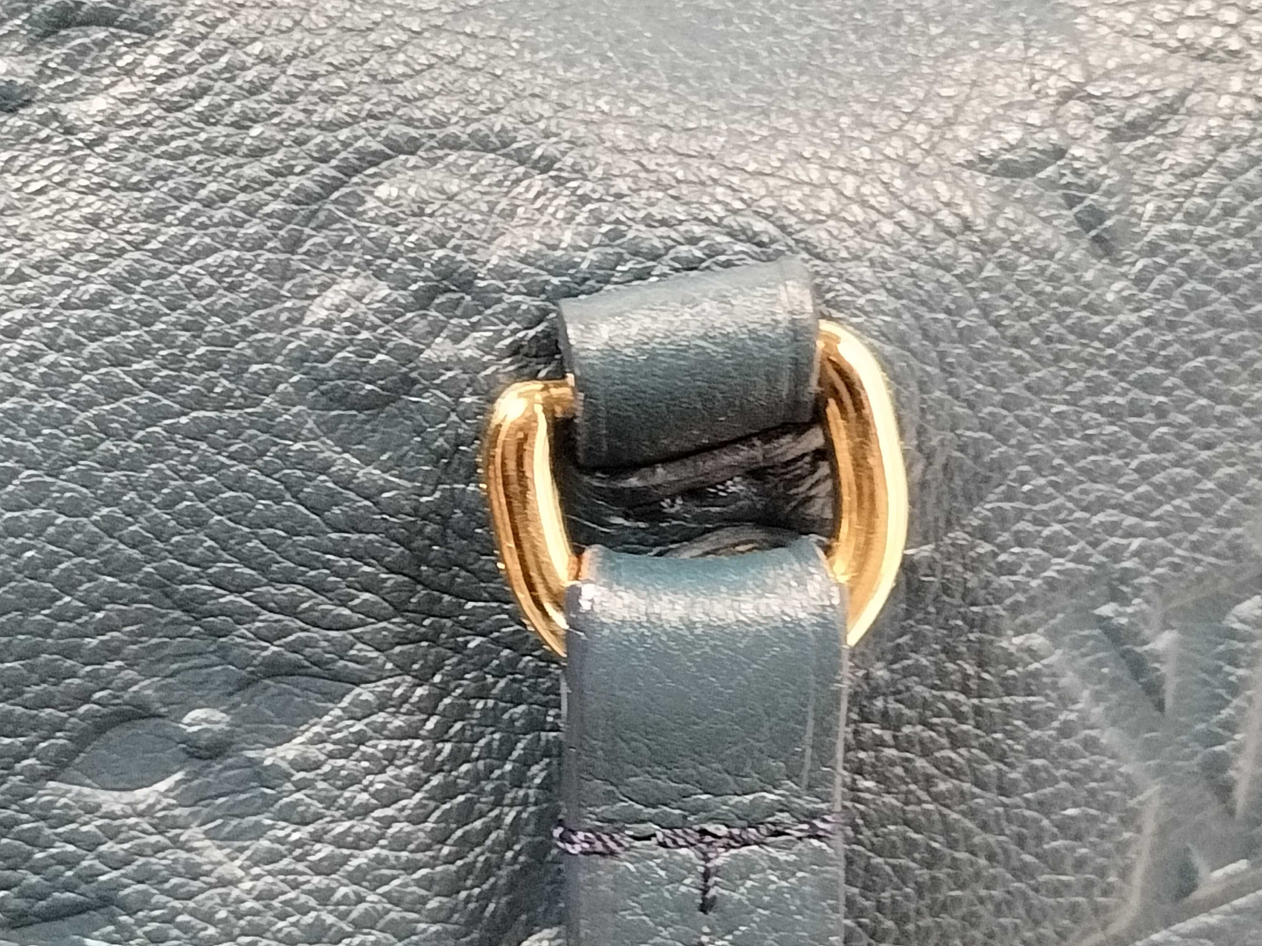 Monogram Empreinte Lumineuse PM M40789 SP1101 Blue Tote Bag — view 5