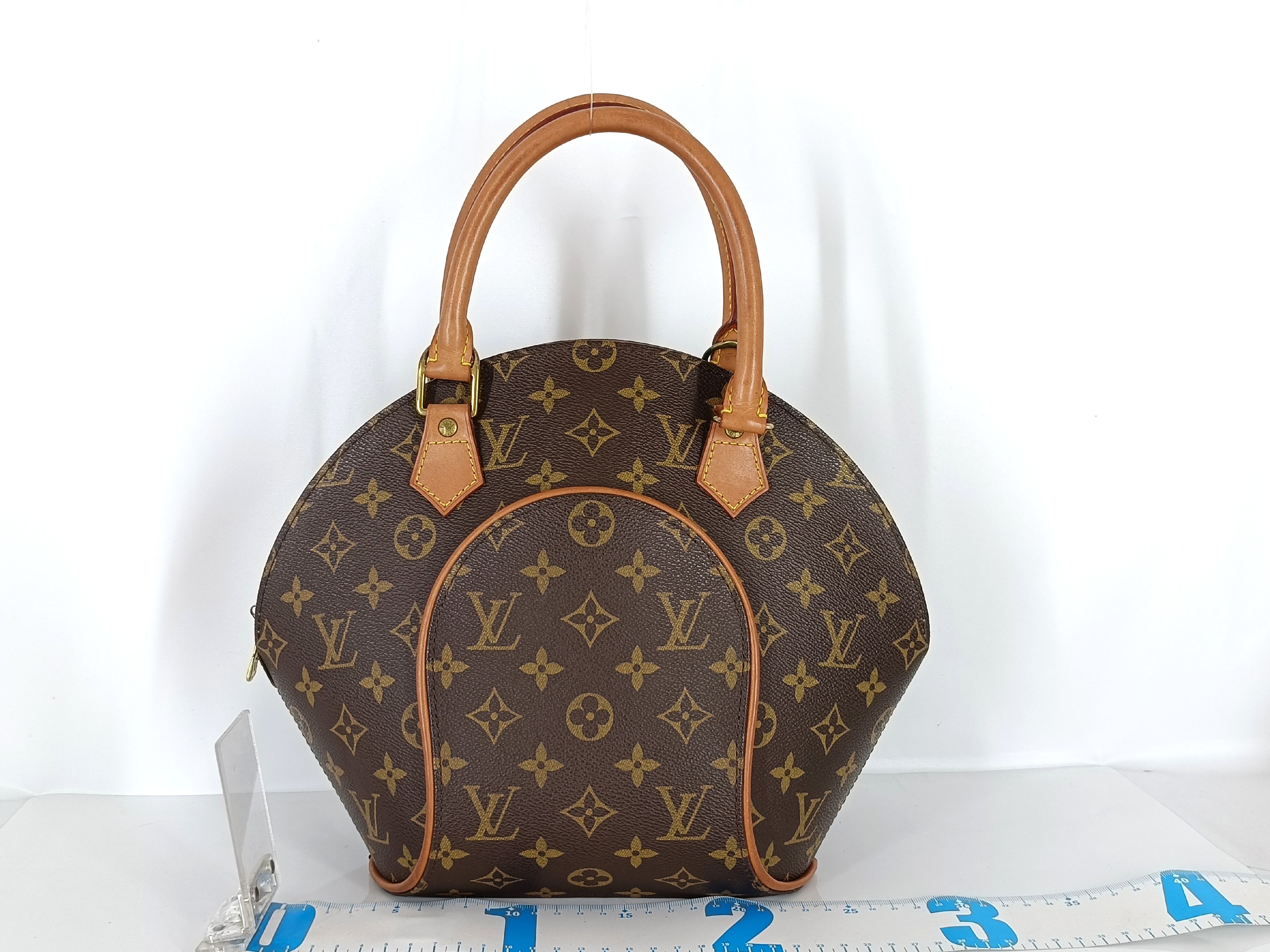 Monogram PH - Monogram Brown Canvas Ellipse PM Handbag — view 2
