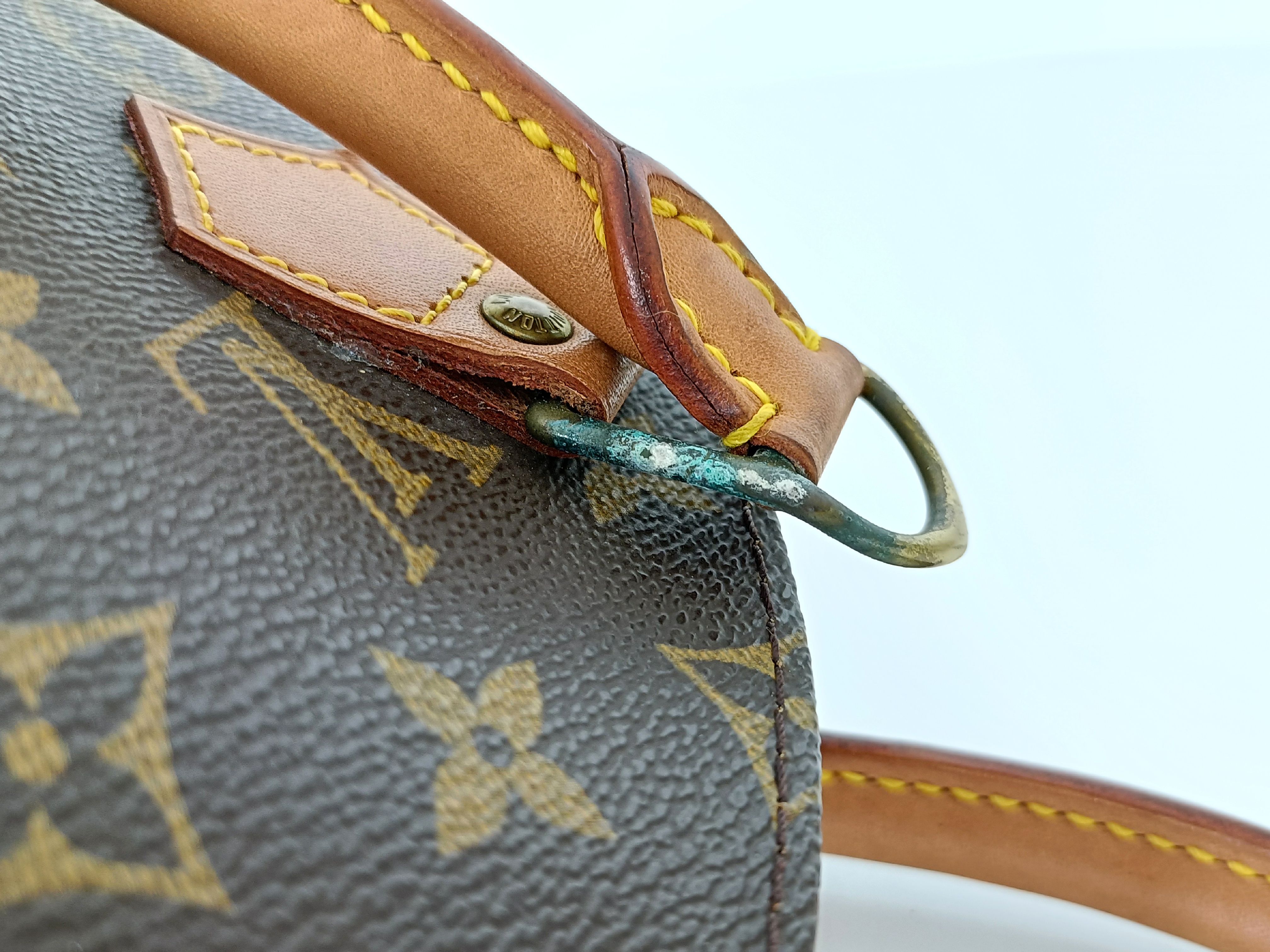 Monogram PH - Monogram Brown Canvas Ellipse PM Handbag — view 5