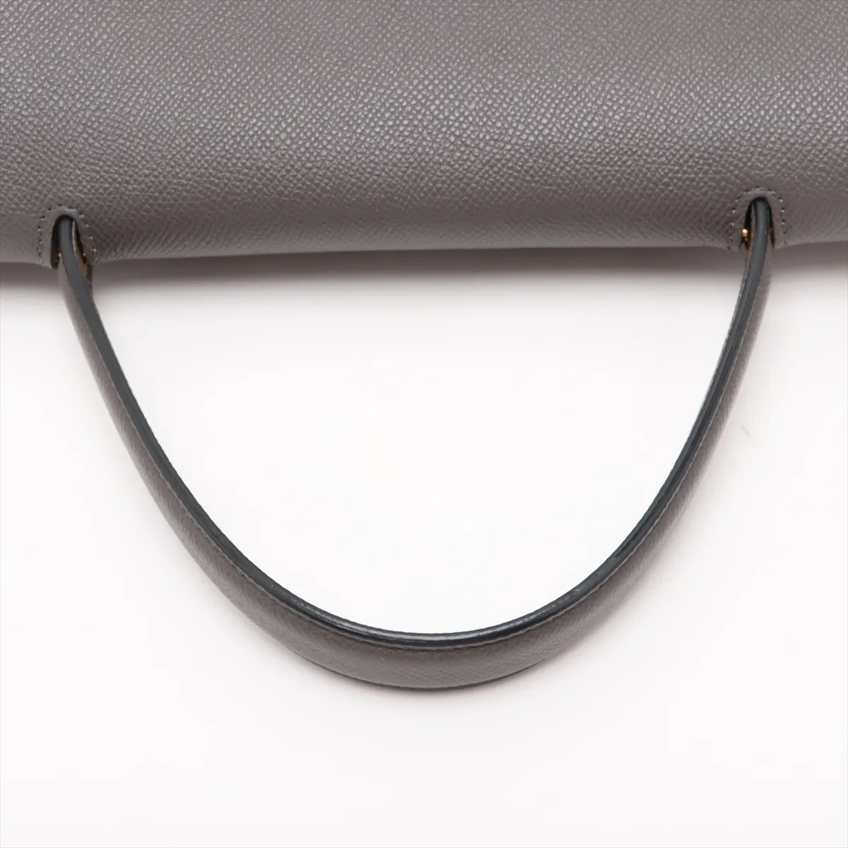 Belt Bag Mini Leather 2-Way Handbag Gray — view 5