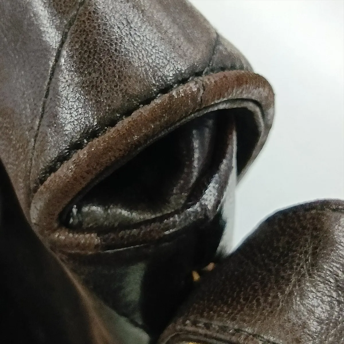 V-stitch lambskin shoulder bag, chevron pattern, black with gold hardware, 3179393, serial number 3. — view 11